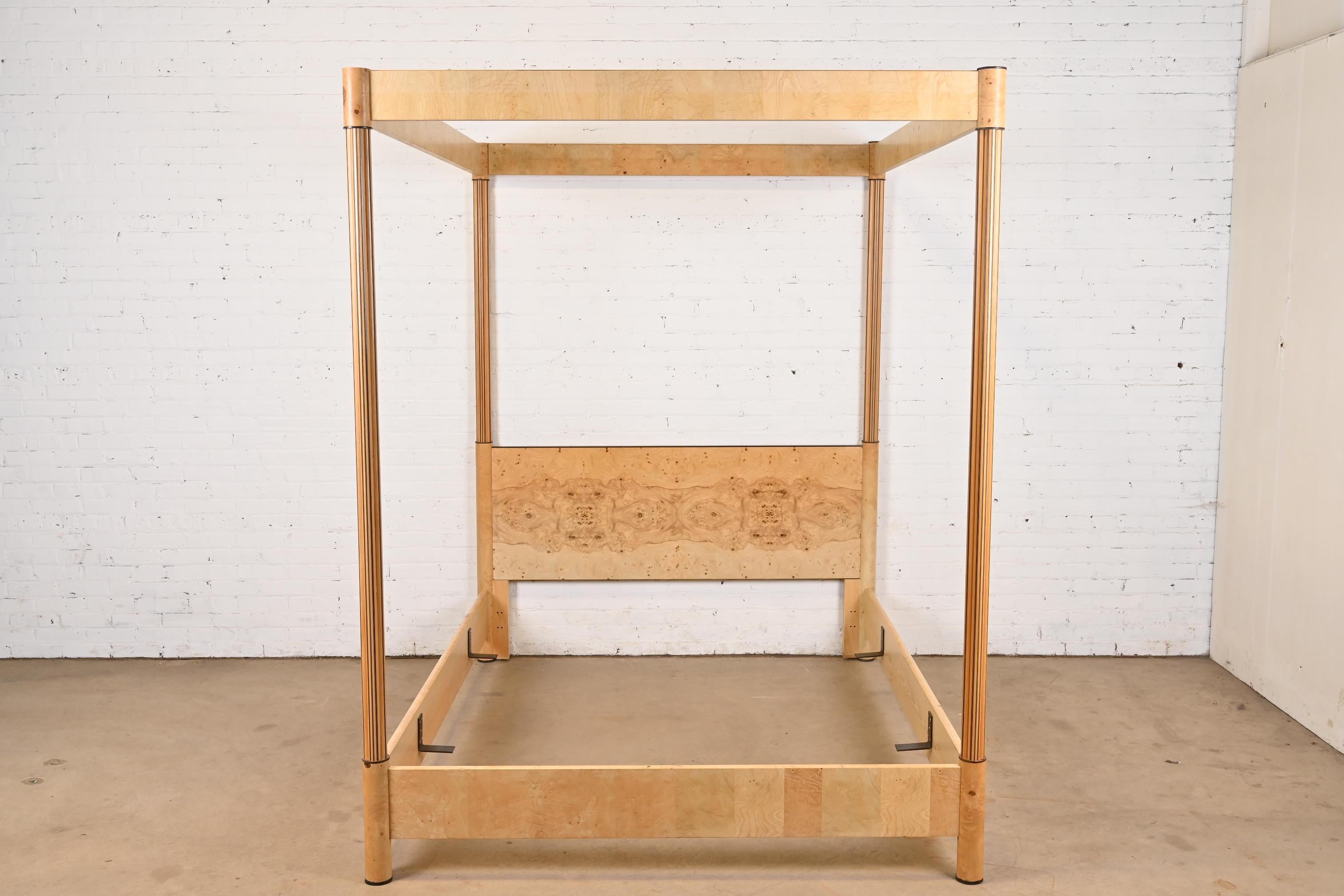A gorgeous Milo Baughman style Mid-Century Modern canopy bed

By Henredon, 
