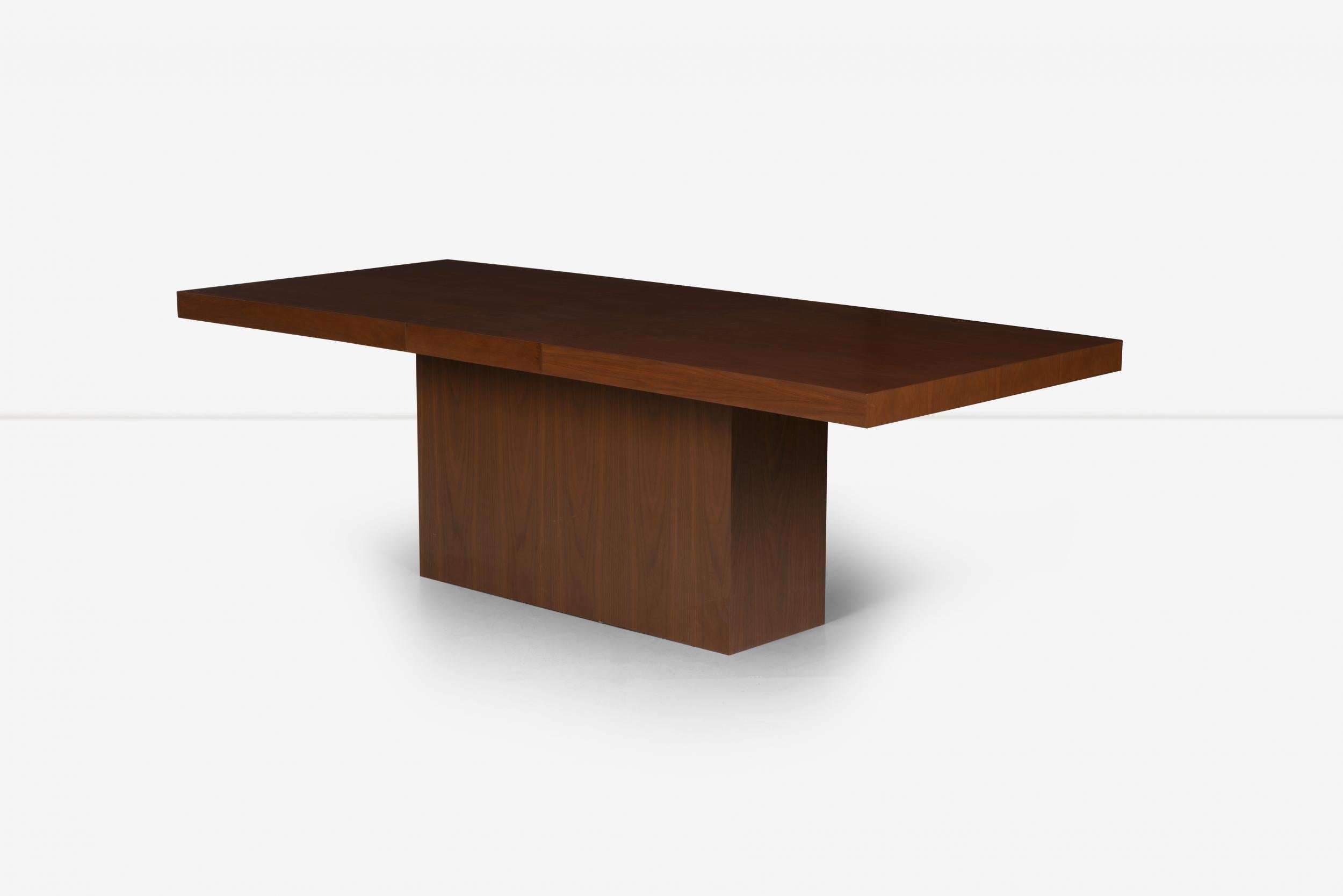 American Milo Baughman Style Dining Table For Sale
