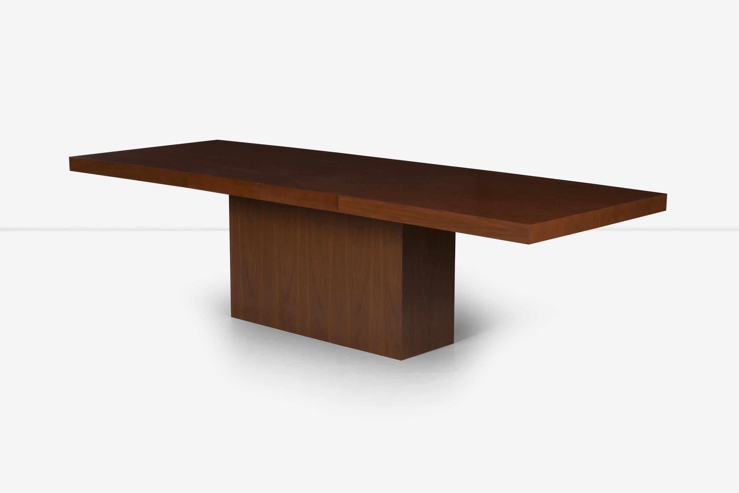 Lacquered Milo Baughman Style Dining Table For Sale