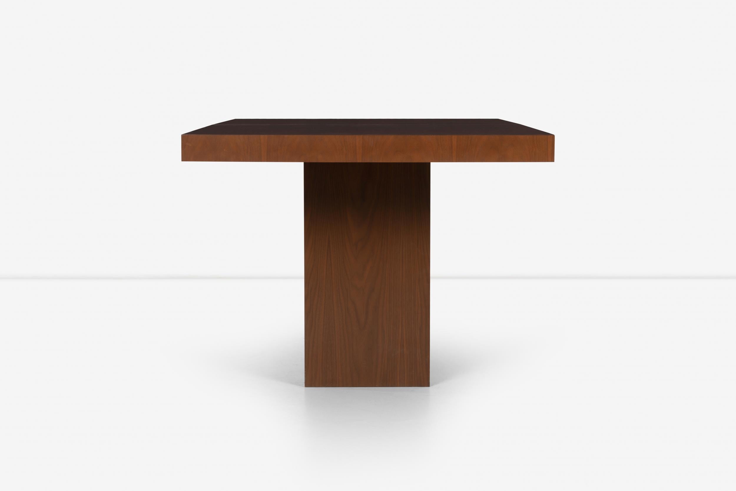 Late 20th Century Milo Baughman Style Dining Table For Sale