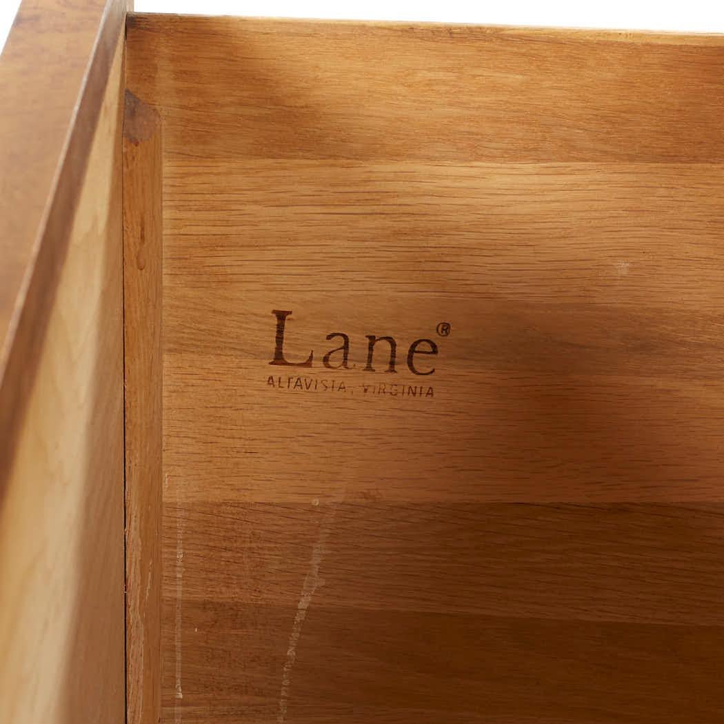 Milo Baughman Lane's Mid Century Table de nuit en bois d'ébène en vente 4
