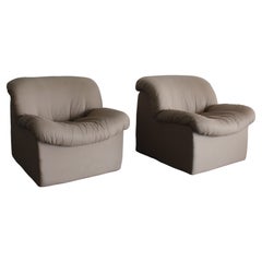 Retro Milo Baughman Style Lounge Chairs