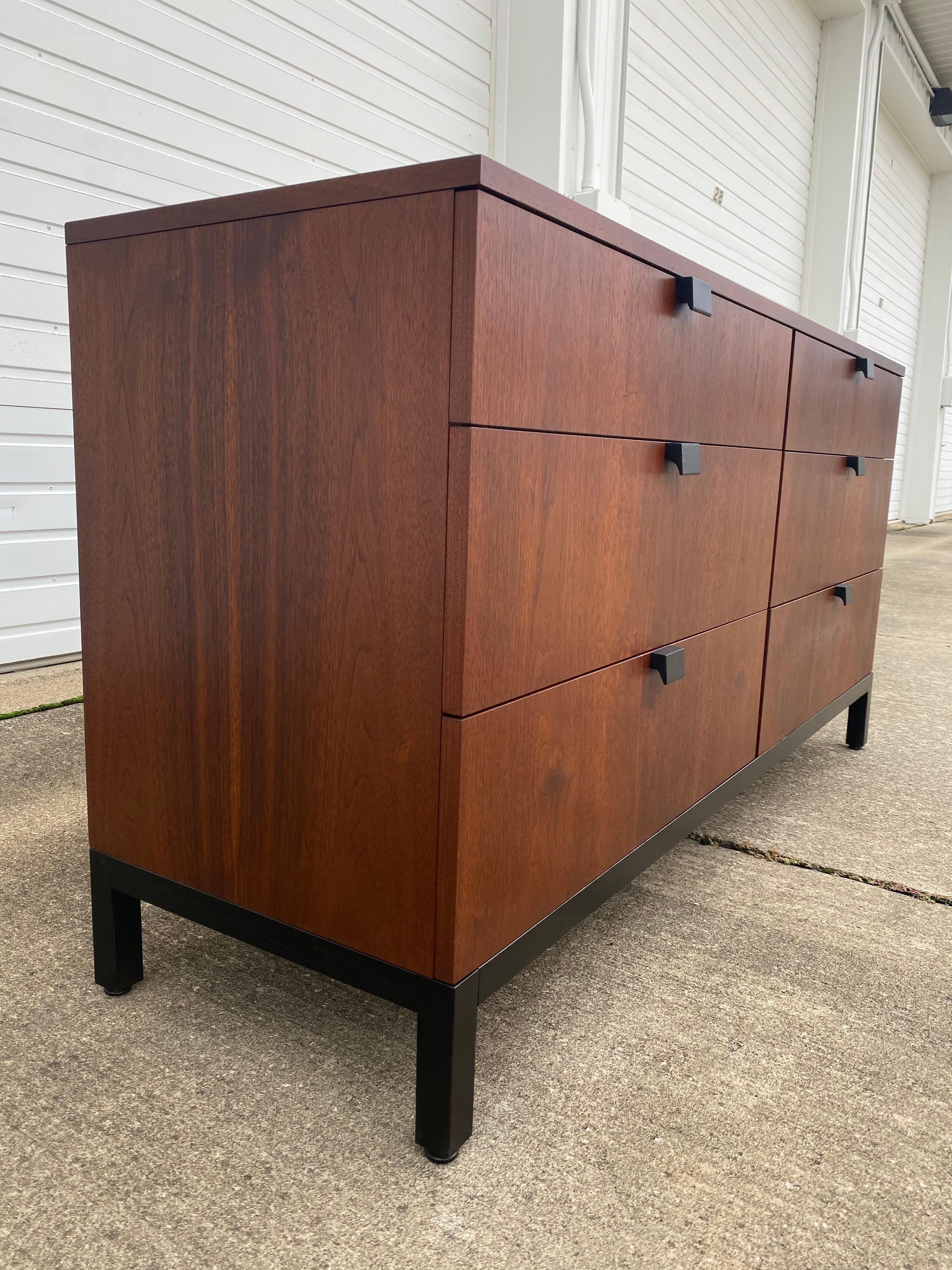 Milo Baughman Style Lowboy Dresser / Credenza for Directional 6