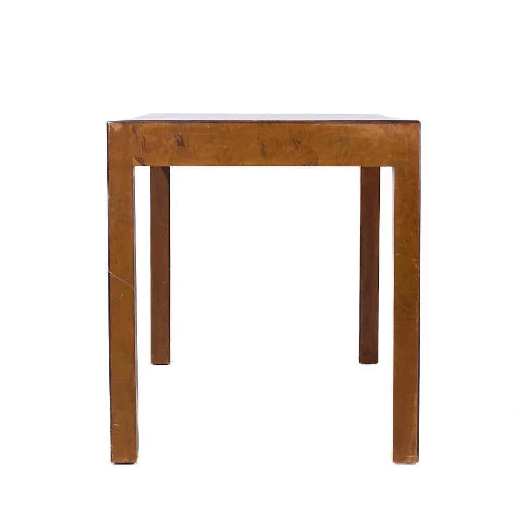 Fine XX secolo Scrivania Parsons in stile Milo Baughman, metà secolo, in legno di betulla in vendita
