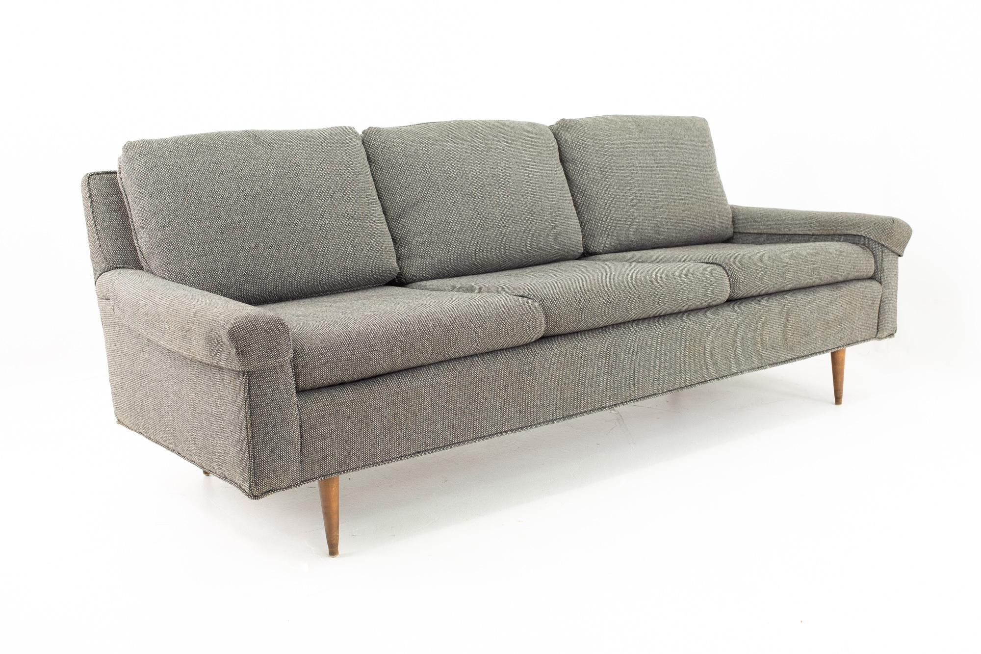 American Milo Baughman Style Mid Century Custom Sofa