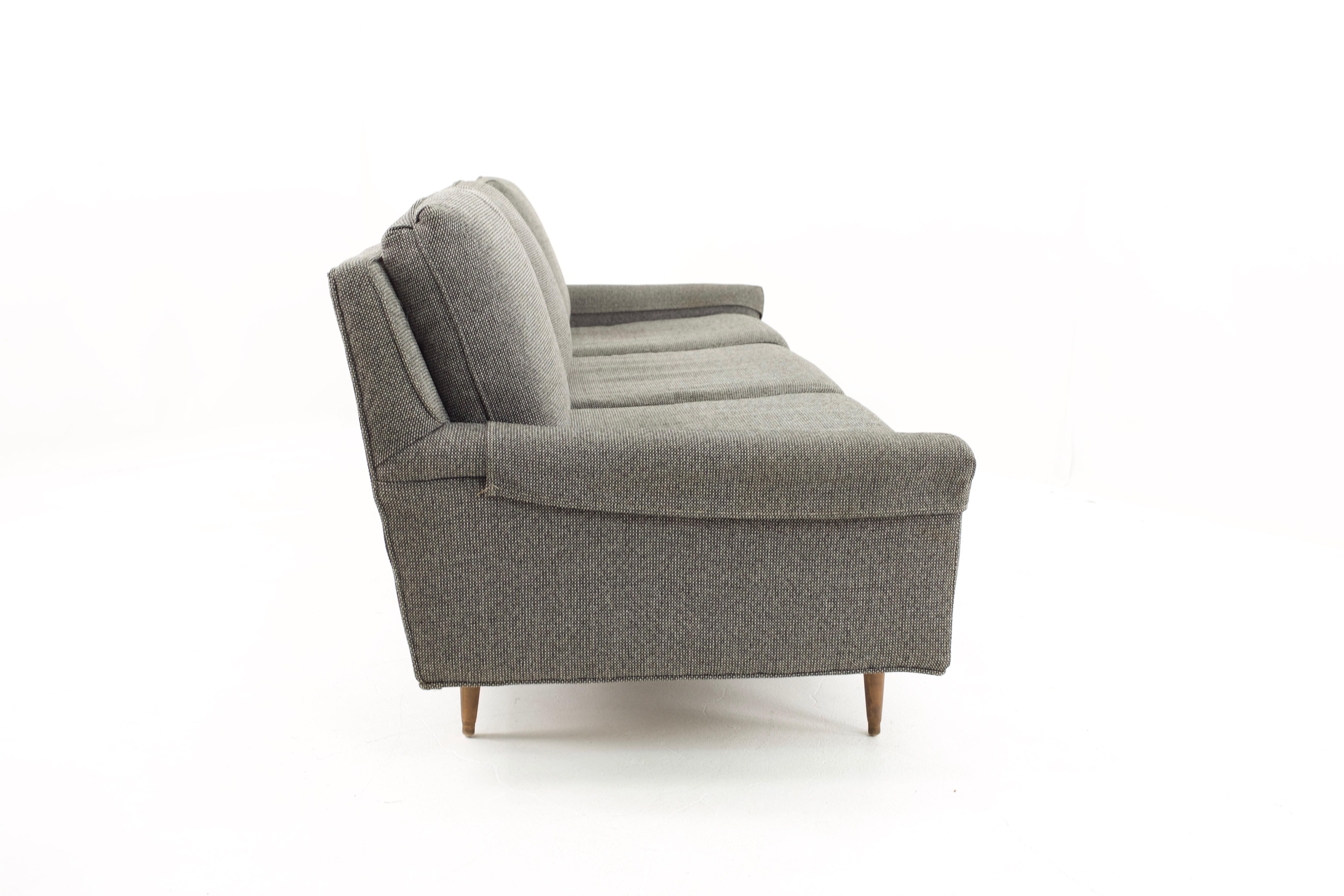 Late 20th Century Milo Baughman Style Mid Century Custom Sofa - Pair