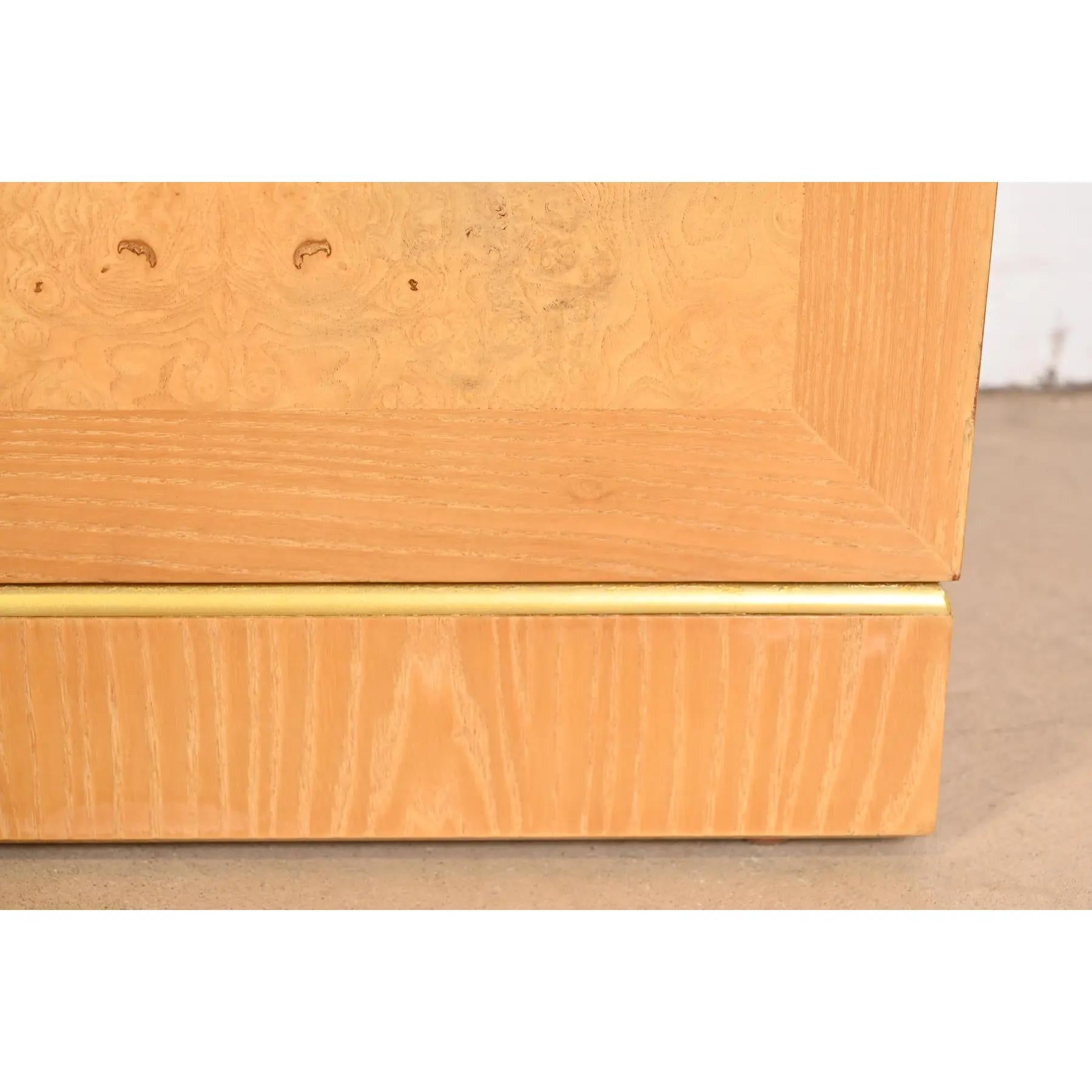 Late 20th Century Milo Baughman Style Mid-Century Modern Pedestals by Drexel Heritage, Refinished For Sale