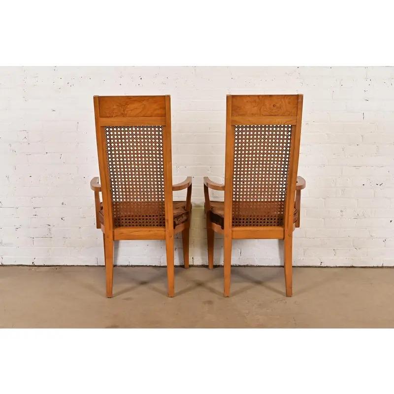 Milo Baughman Style Mid-Century Modern Dining Chairs by Lane, Set of Eight For Sale 5
