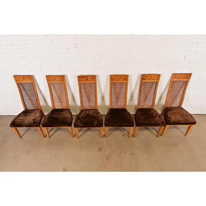 Milo Baughman Style Mid-Century Modern Dining Chairs by Lane, Set of Six (Ende des 20. Jahrhunderts) im Angebot