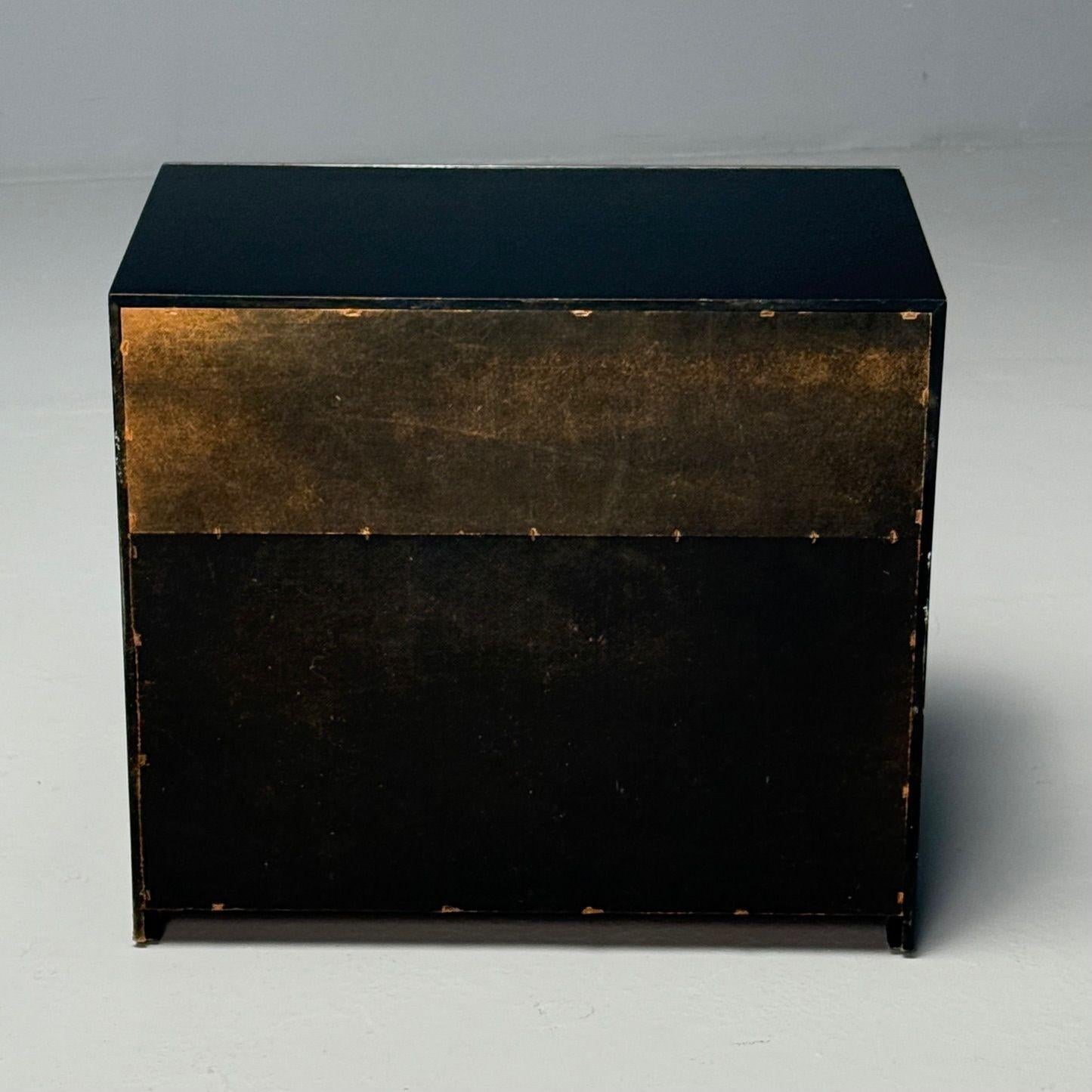 Tables de nuit de style Milo Baughman, mi-siècle moderne, bois de rose, chrome, années 1970 en vente 5