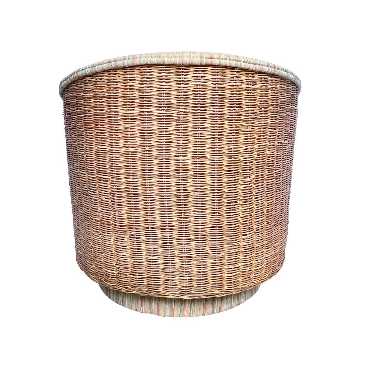 barrel chair rattan