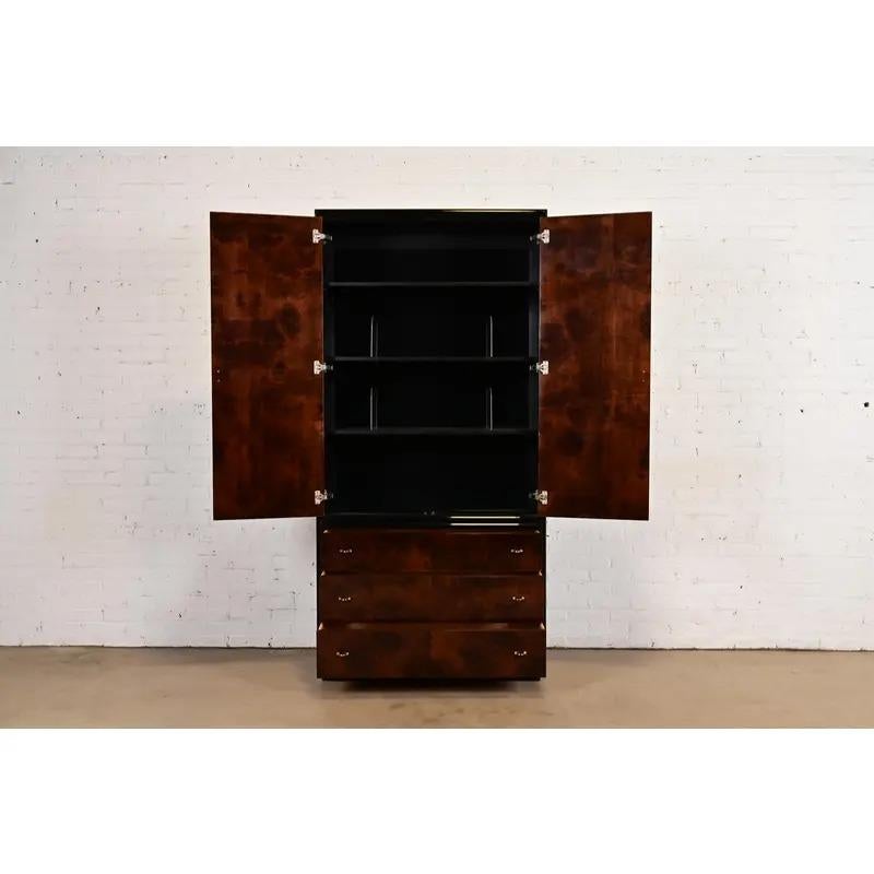Fine XX secolo Comò moderno in stile Milo Baughman o cassapanca per gentiluomini di Henredon in vendita