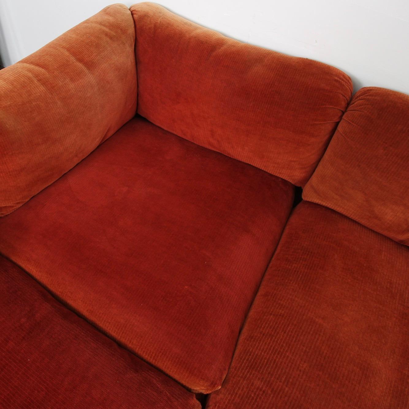 American Milo Baughman Style Modular Sofa by Drexel