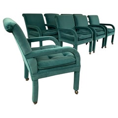 Milo Baughman style Parson Dining Chairs