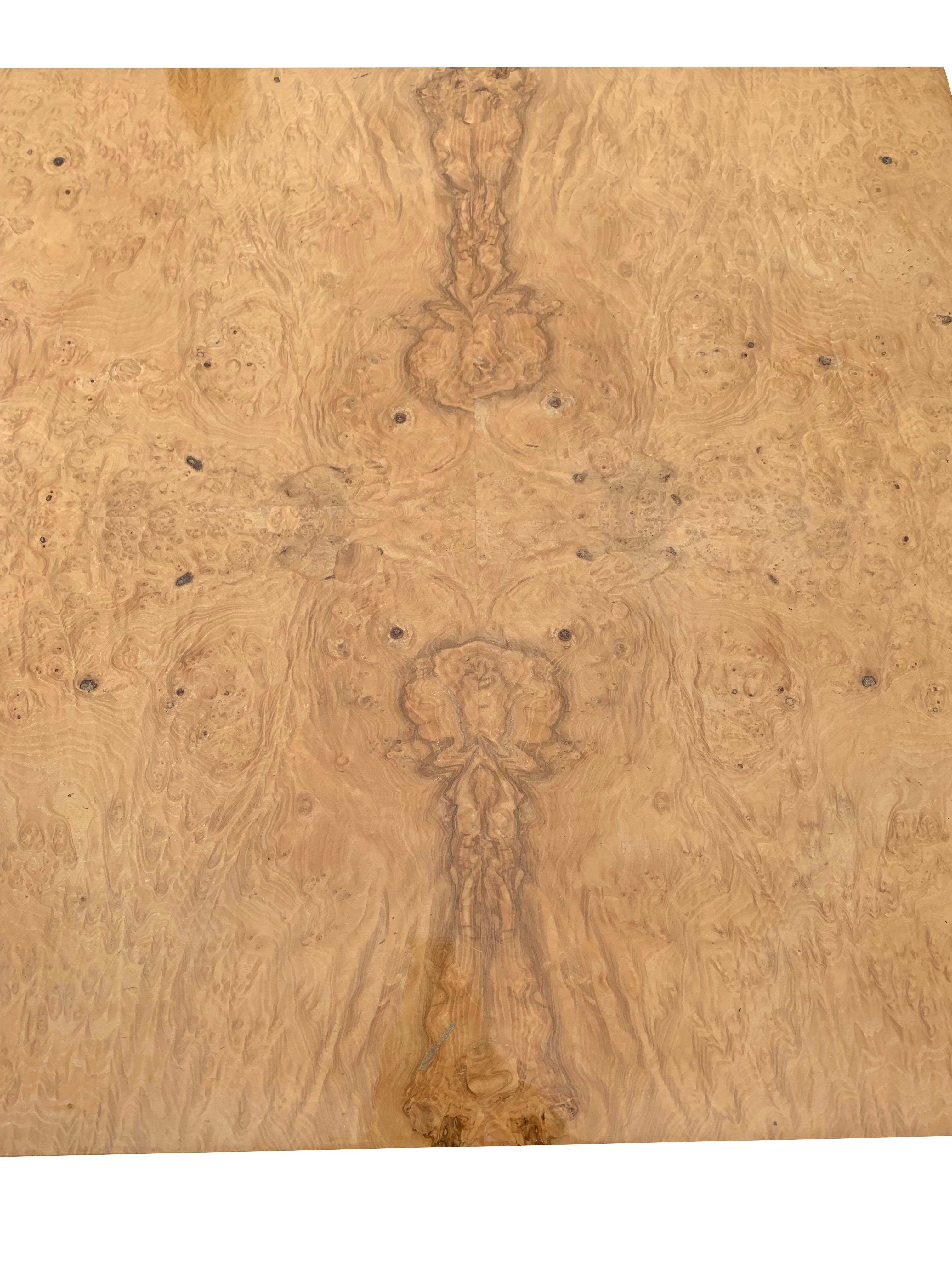 Mesa baja de madera de olivo de estilo vintage moderno Milo Baughman Madera en venta