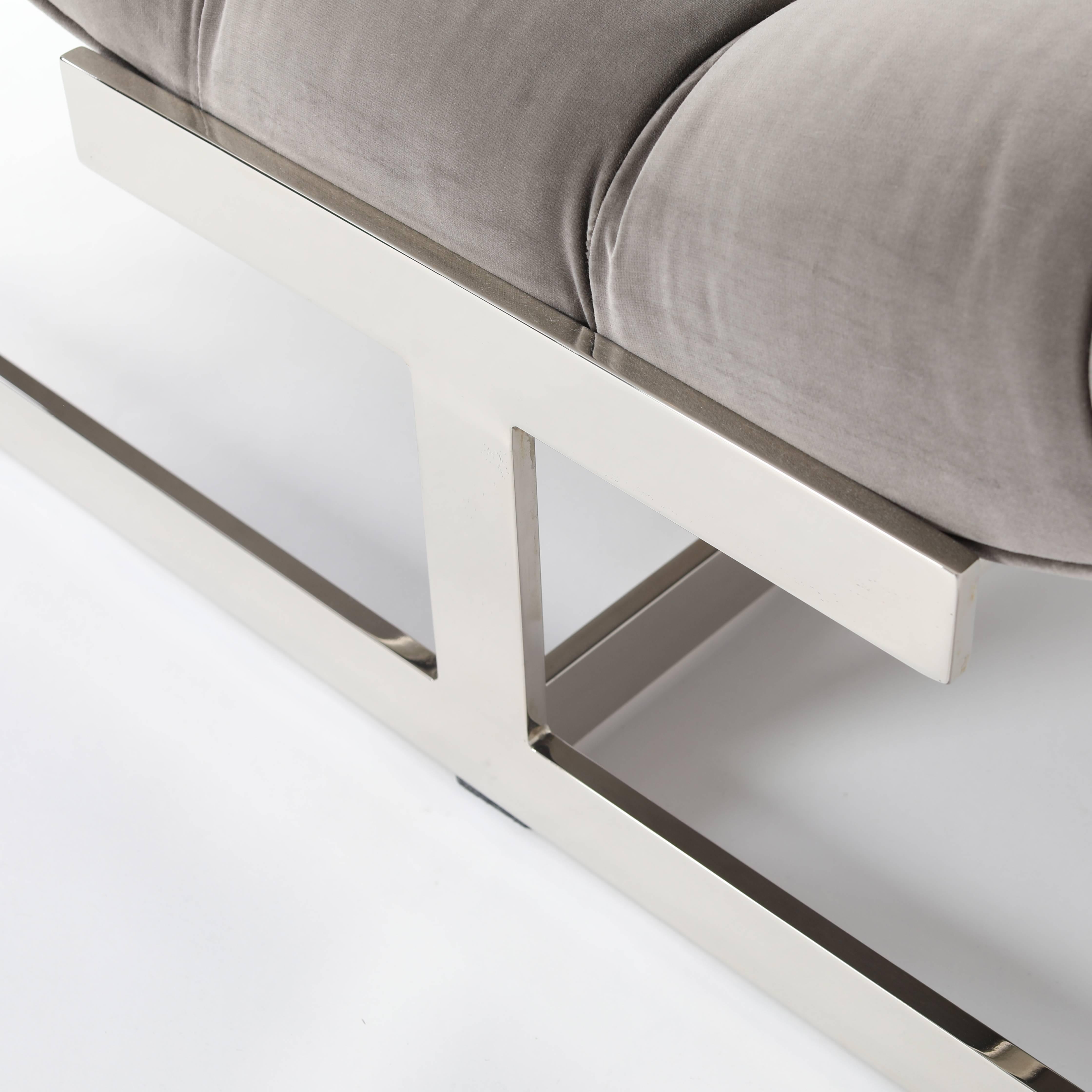 Chaise longue Wave Style Milo Baughman, États-Unis, vers les années 1970 en vente 2