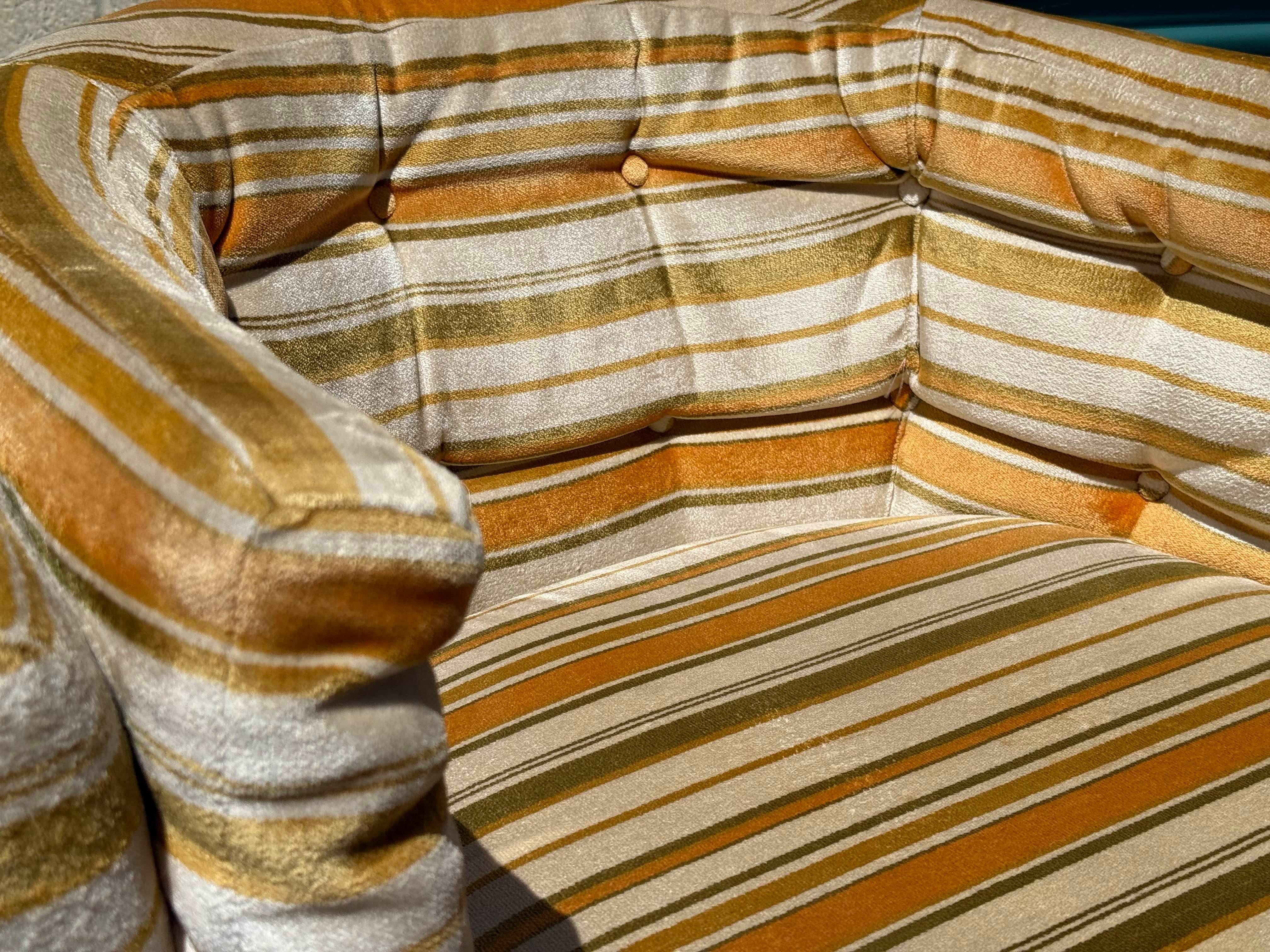 Velvet Milo Baughman Swivel Chairs - Circa 1960s For Sale