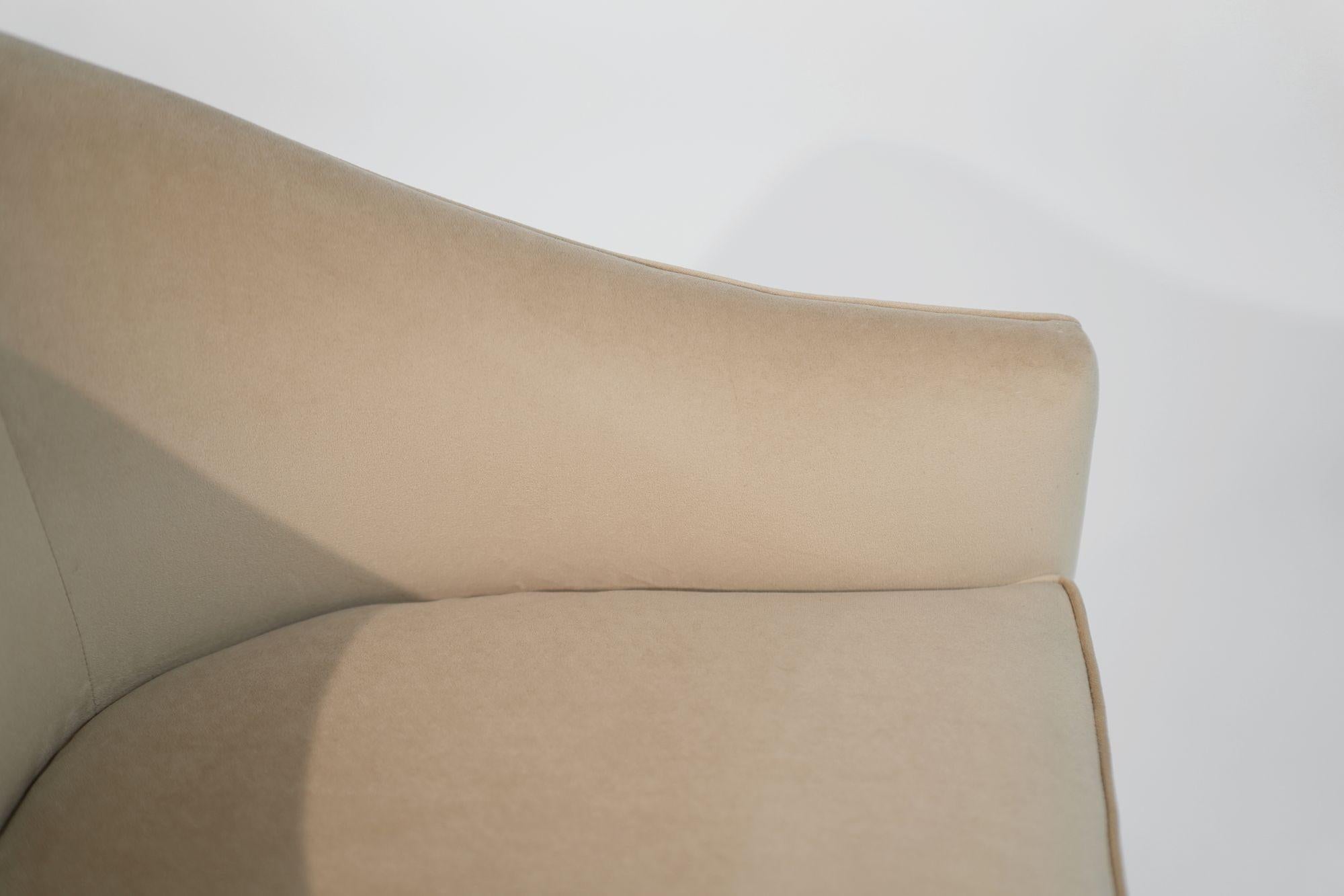 Milo Baughman Swivel Chais on Bronze Supports, C. 1970s 3