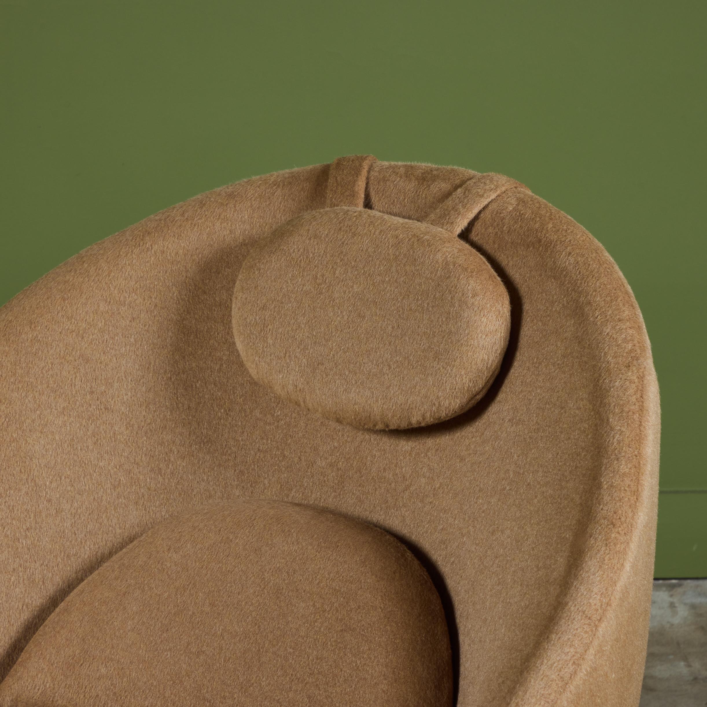 Milo Baughman Swivel Egg Lounge Chair 3
