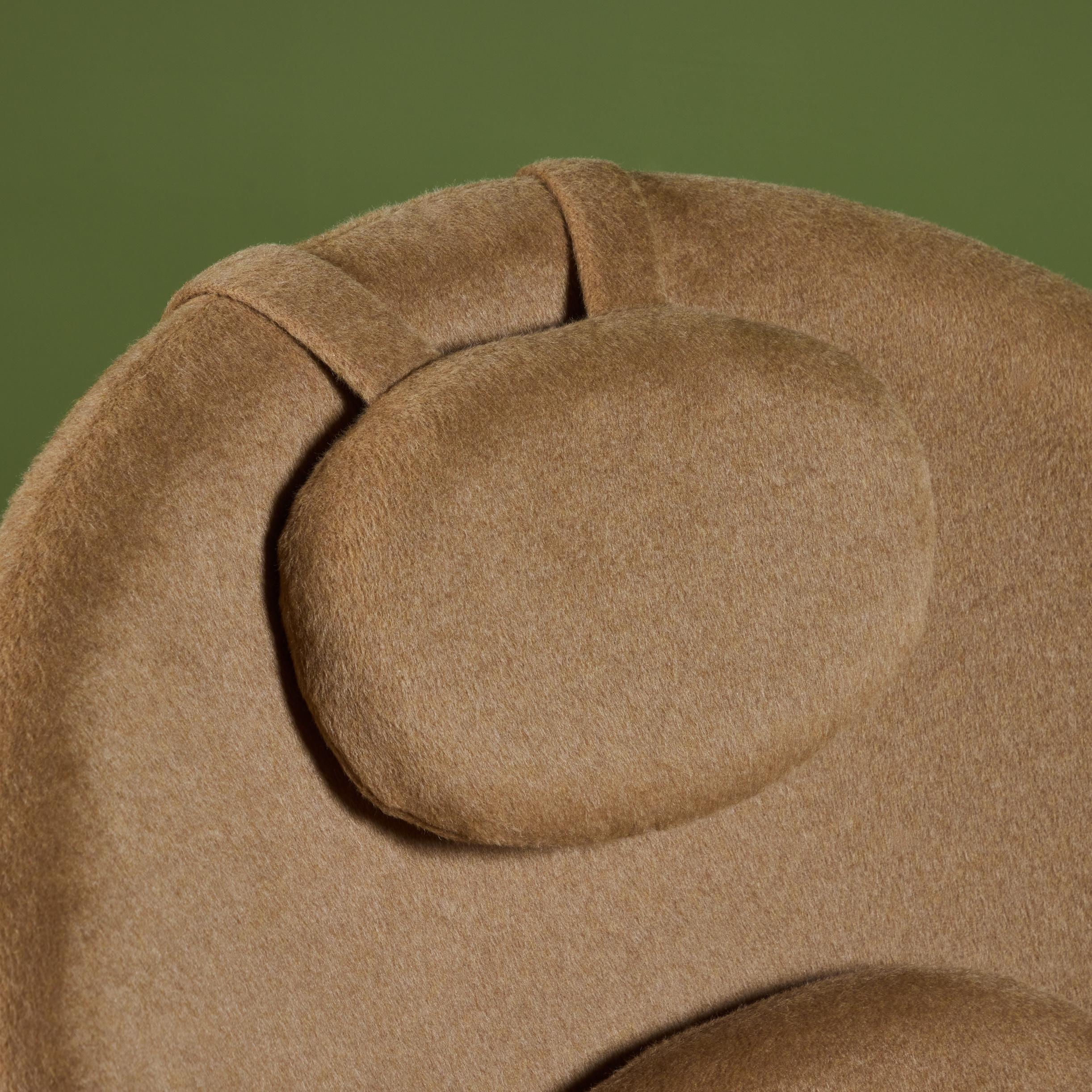 Milo Baughman Swivel Egg Lounge Chair 4