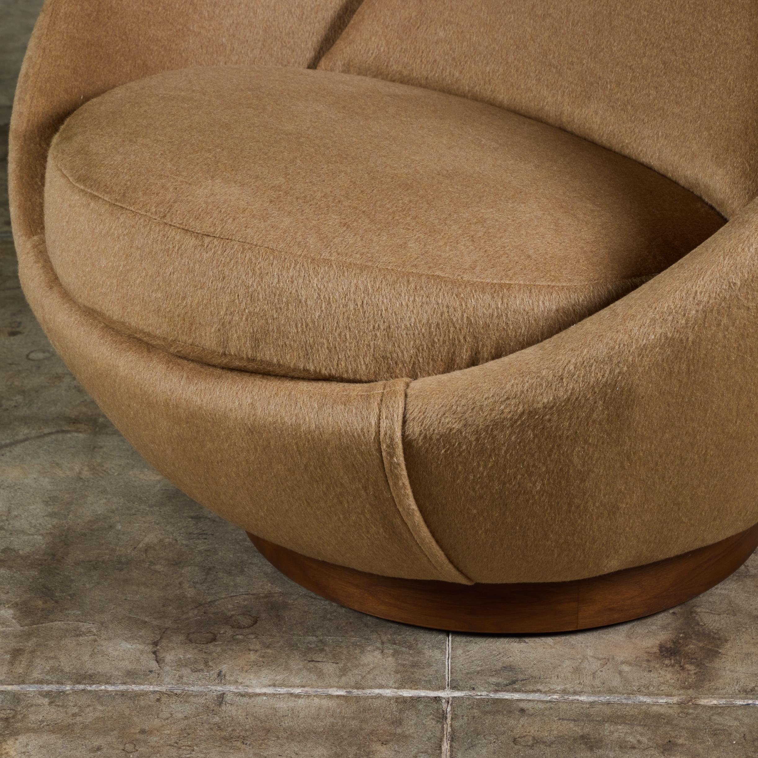 Milo Baughman Swivel Egg Lounge Chair 6