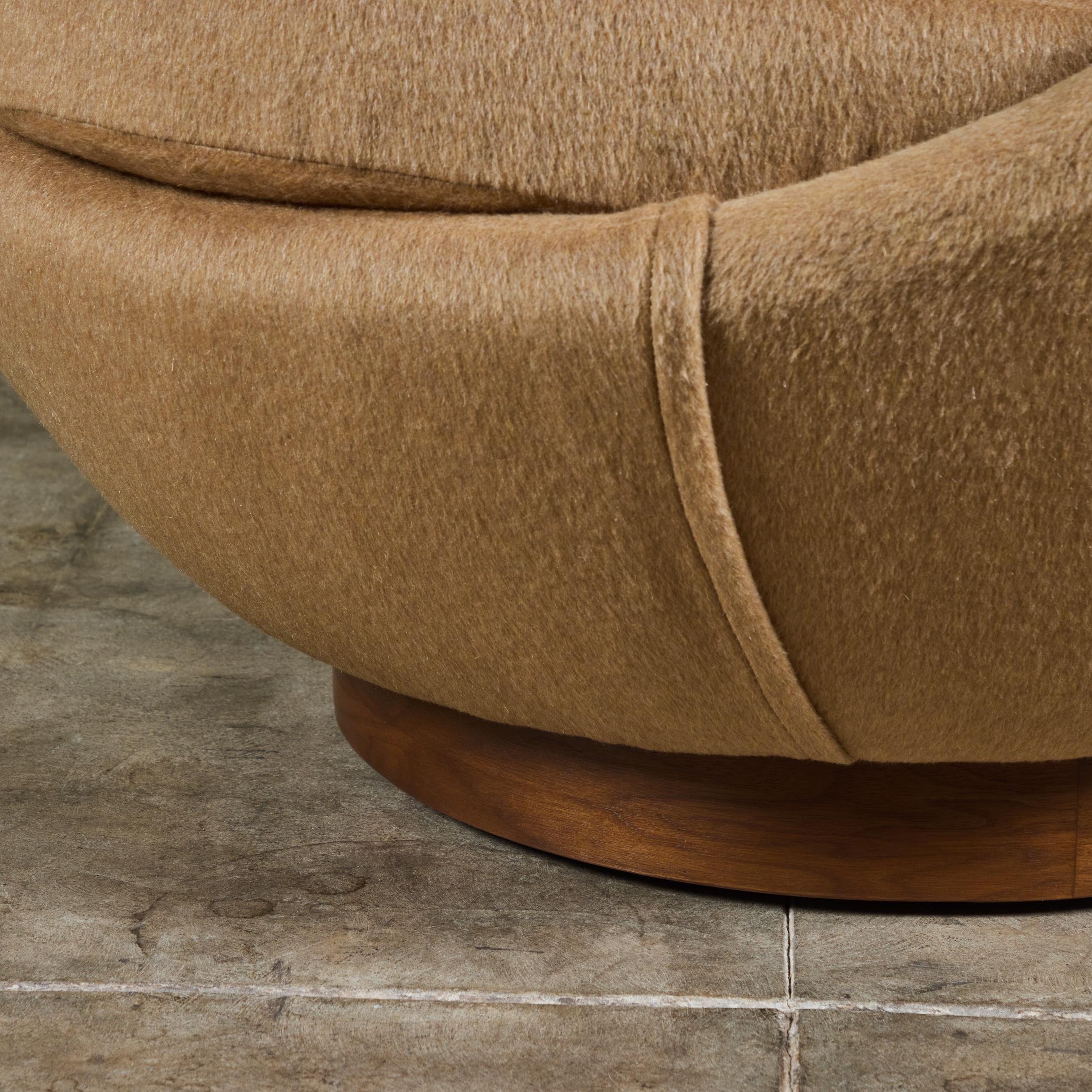 Milo Baughman Swivel Egg Lounge Chair 7