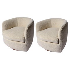 Milo Baughman Swivel -Tilt lounge Chairs