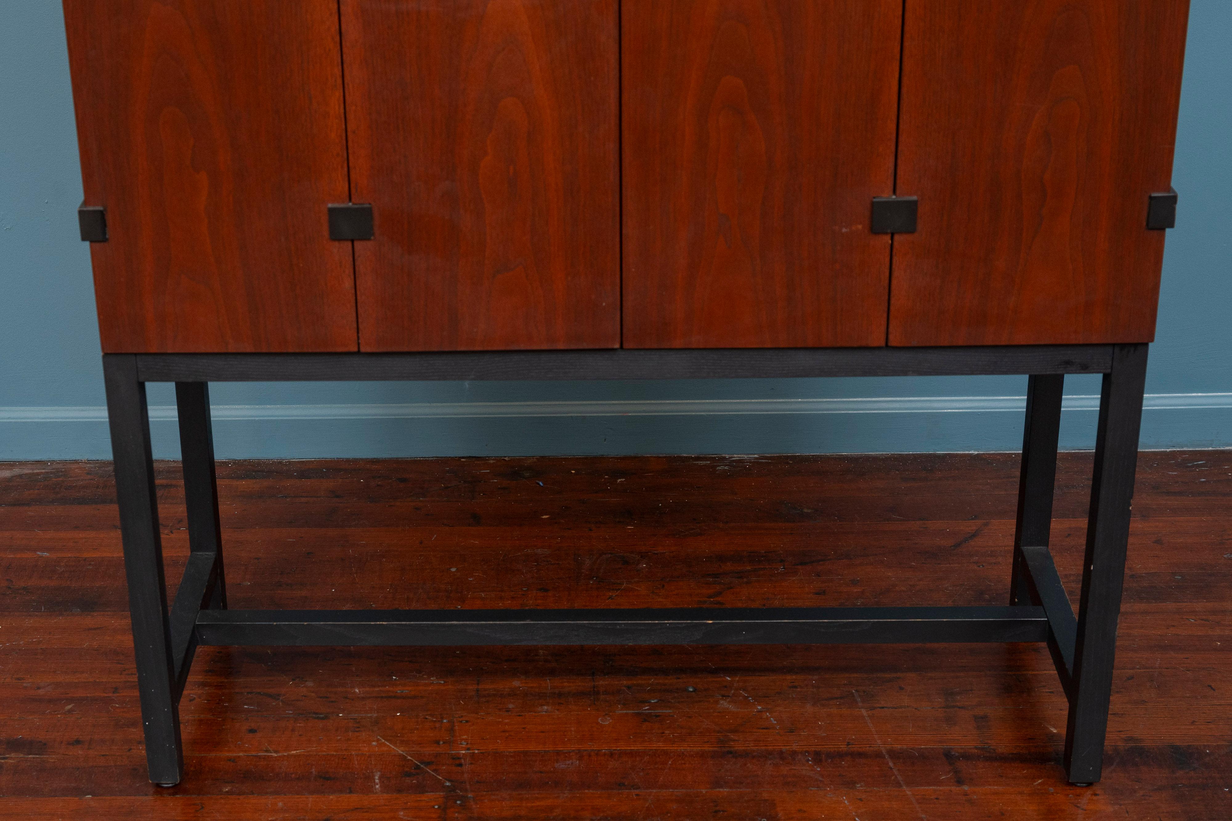 American Milo Baughman Tall Cabinet or DryBar for Directional For Sale