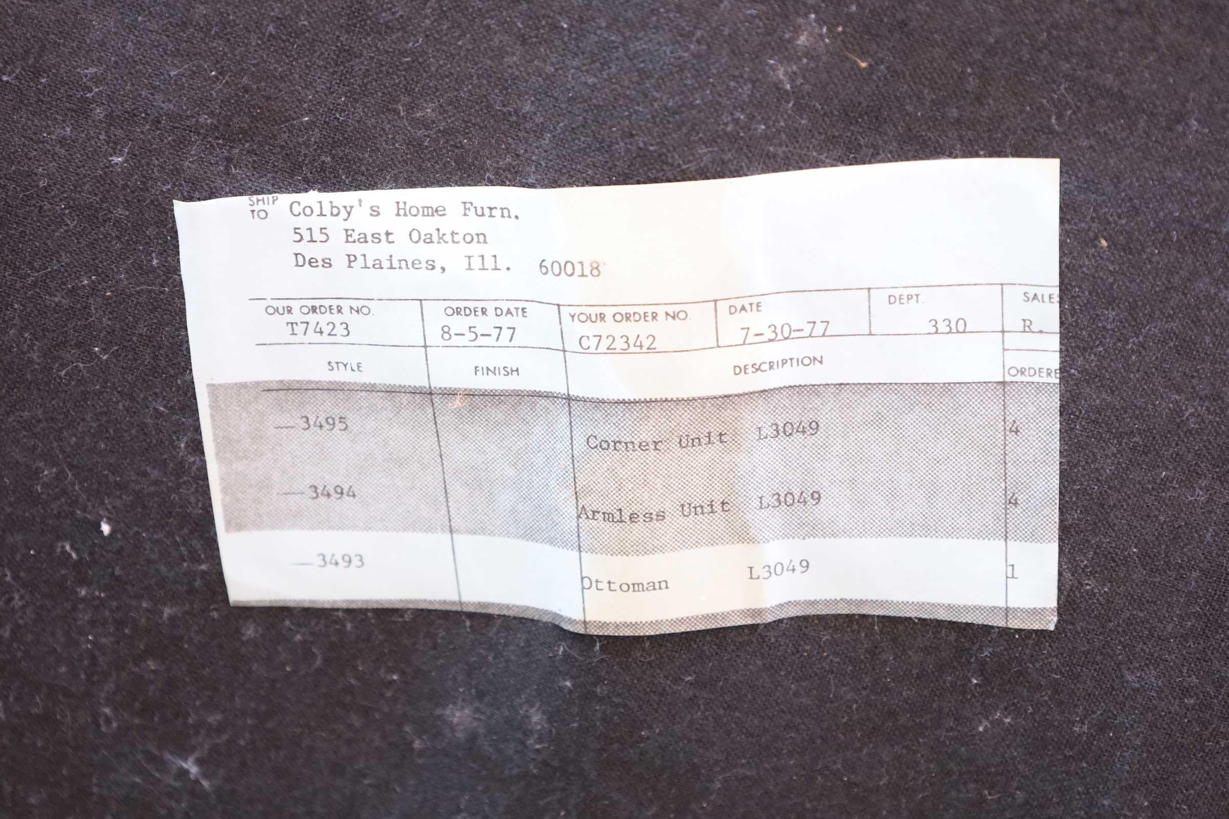 Milo Baughman Thayer Coggin Canapé sectionnel 12 pièces à dossier festonné en vente 1