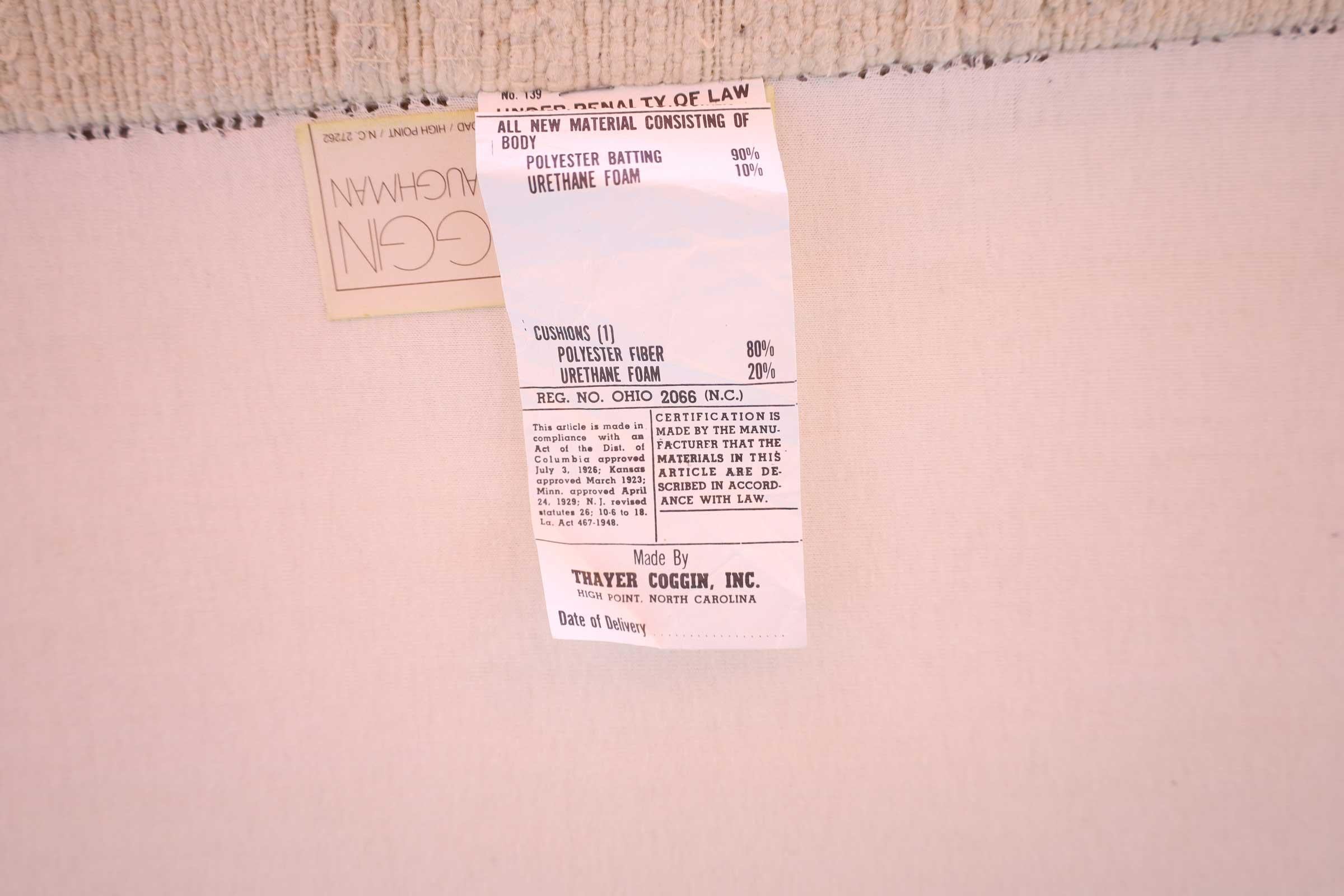 Milo Baughman Thayer Coggin Canapé sectionnel 12 pièces à dossier festonné en vente 2