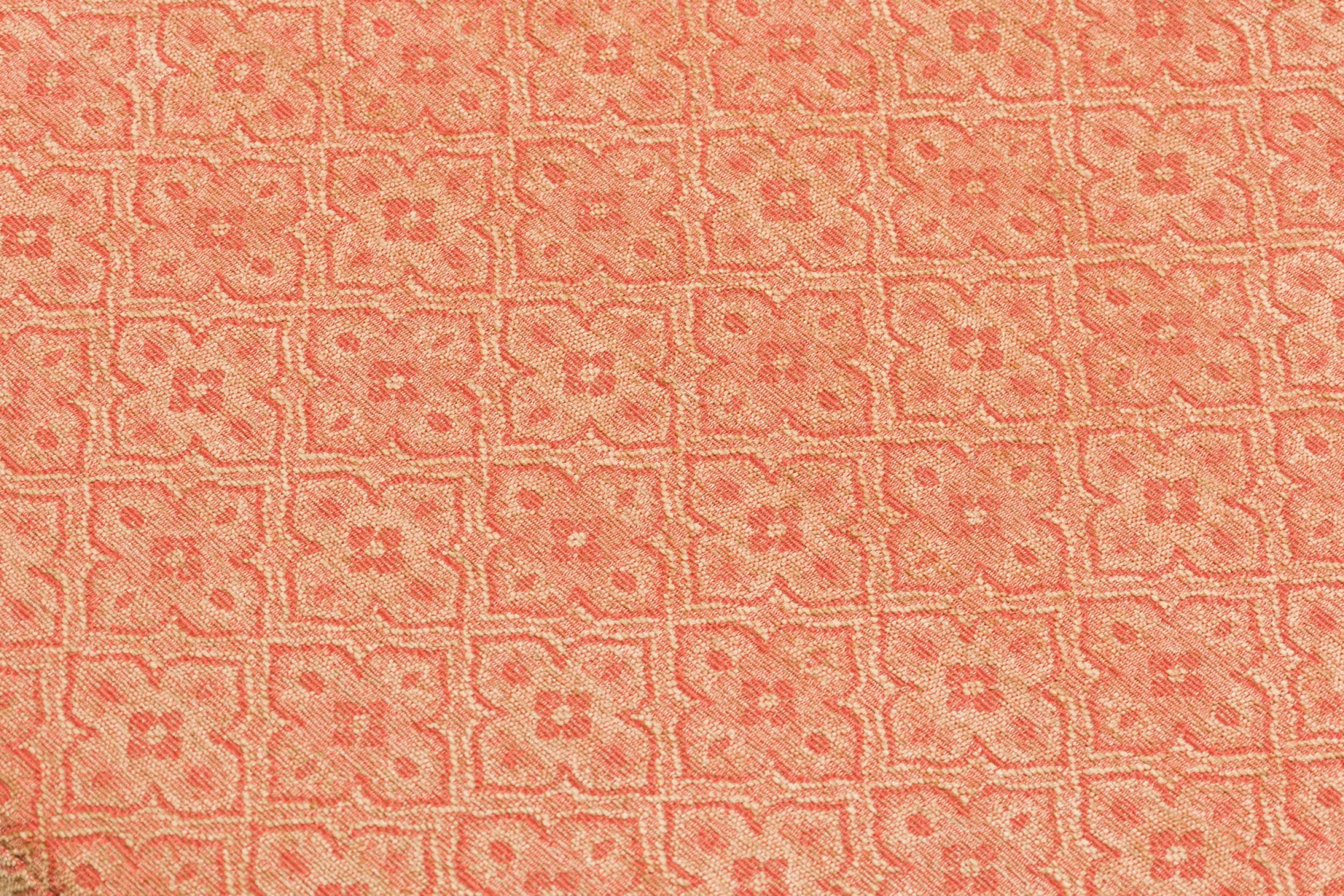 XX secolo Milo Baughman / Thayer Coggin Panca a X imbottita in ottone e fiori rosa in vendita