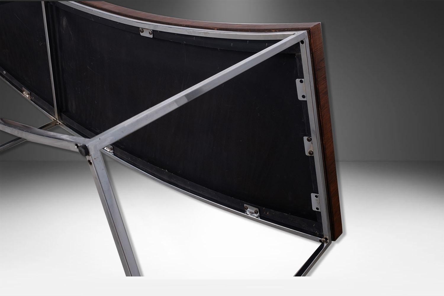 Milo Baughman Thayer Coggin Curved Sofa Console Table Bench For Sale 5