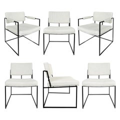 Milo Baughman Thayer Coggin Dining Chairs Set of 6, circa 1971