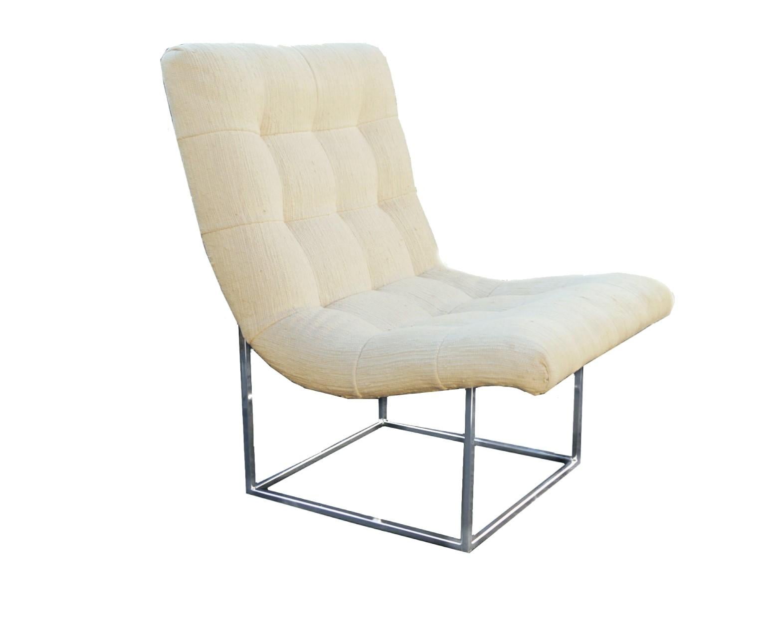 Milo Baughman Thayer Coggin lounge chair. If you are in the New Jersey , New York City Metro Area , please contact us with your delivery zip code, as we may be able to deliver curbside for less than the calculated White Glove rates shown.