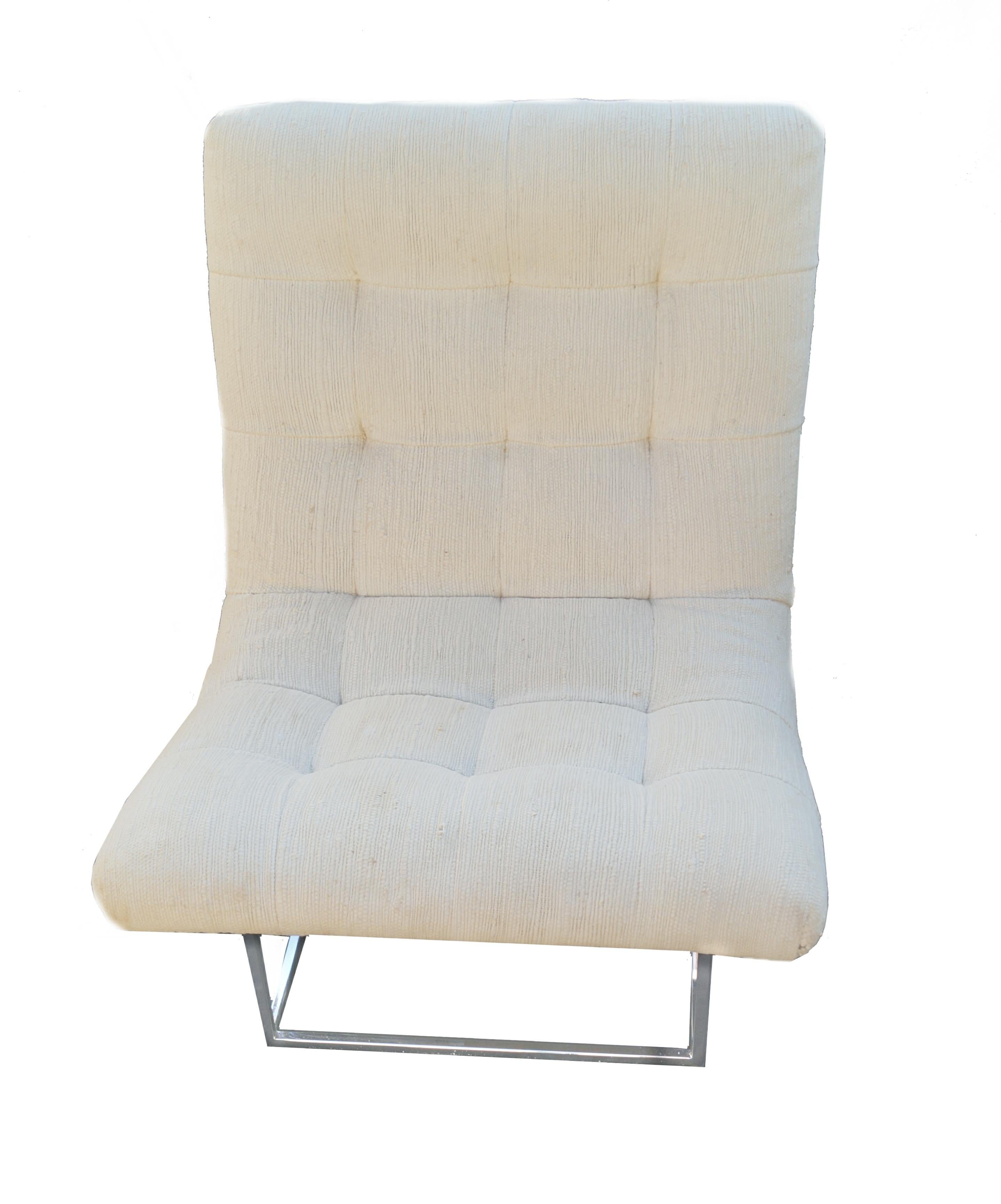 Silla de salón Thayer Coggin de Milo Baughman Moderno de mediados de siglo en venta