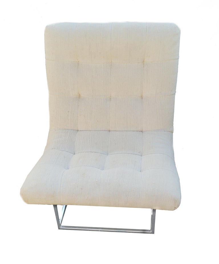 Mid-Century Modern Milo Baughman Thayer Coggin Lounge Scoop Chair For Sale