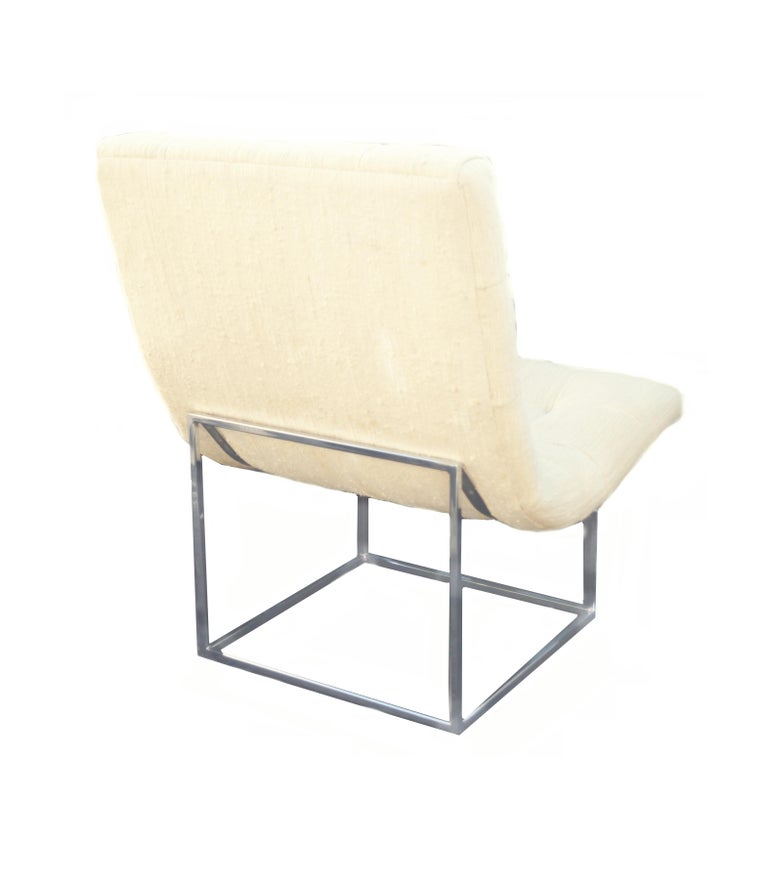 American Milo Baughman Thayer Coggin Lounge Scoop Chair For Sale