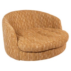 Milo Baughman Thayer Coggin Massive Swivel Lounge Chair