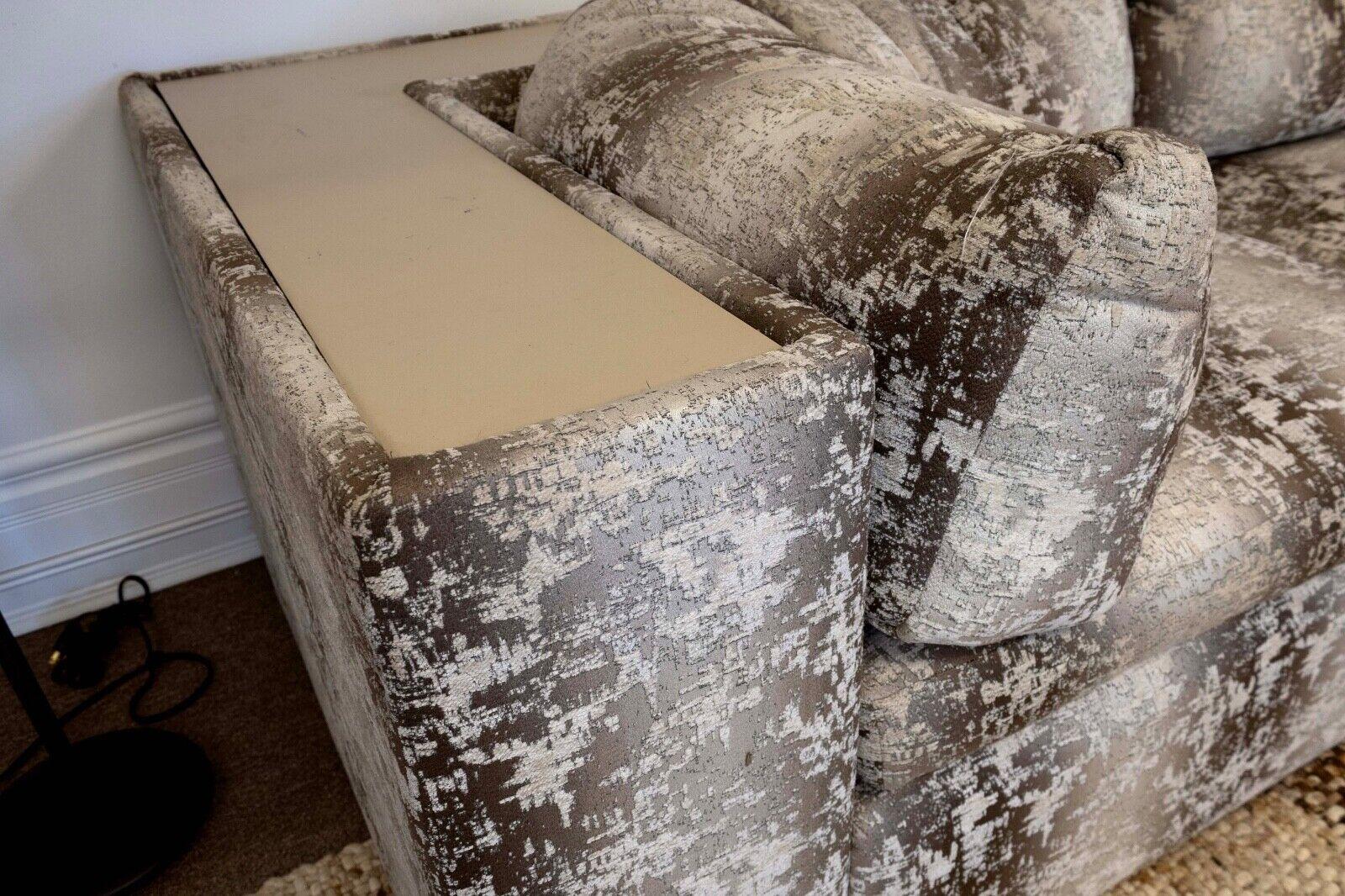 20th Century Milo Baughman Thayer Coggin Mid Century Modern Sectional With Attached Table