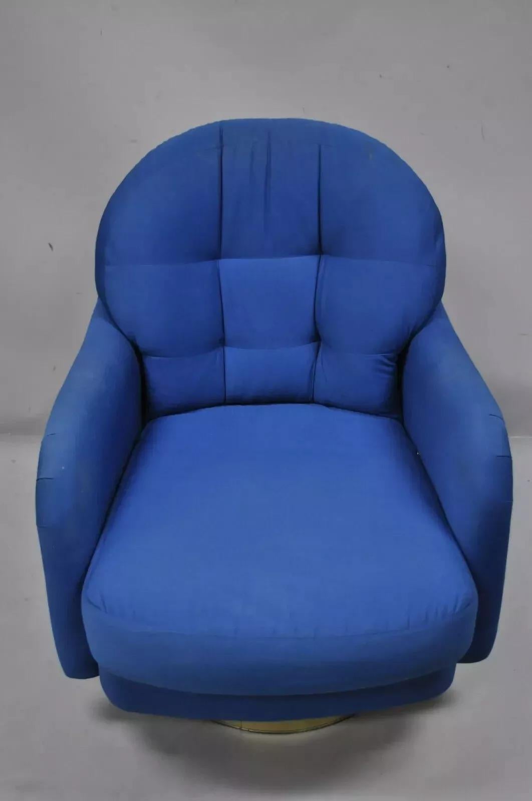 Milo Baughman Thayer Coggin Mid Century Modern Swivel Tilt Club Lounge Chair For Sale 5