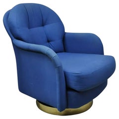 Milo Baughman Thayer Coggin Mid Century Modern Swivel Tilt Club Lounge Chair
