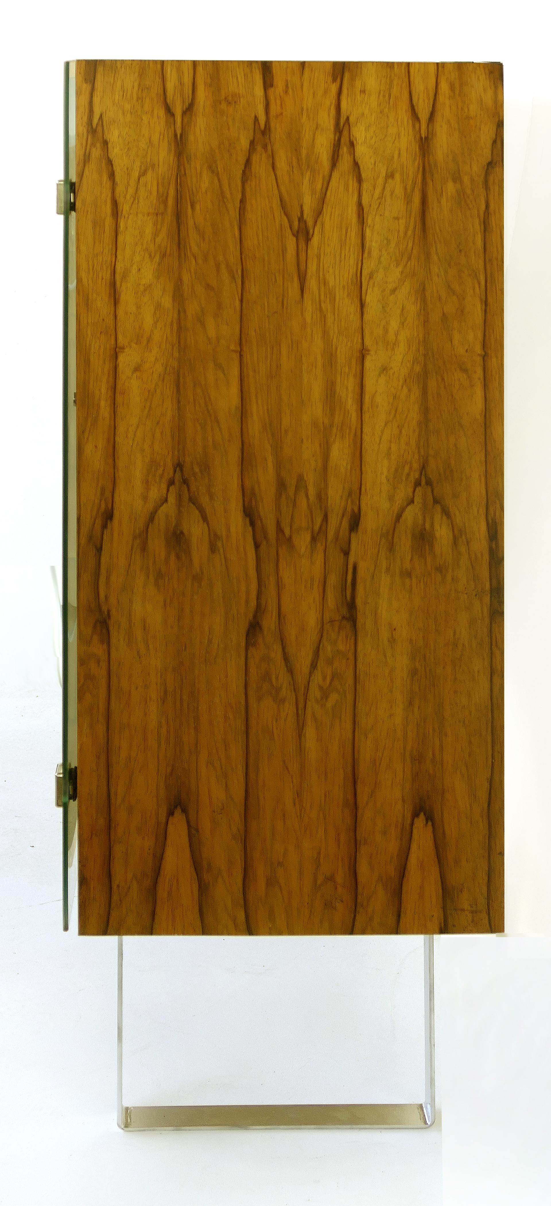 Mid-Century Modern Milo Baughman Thayer Coggin Rosewood Vitrine with Glass Doors