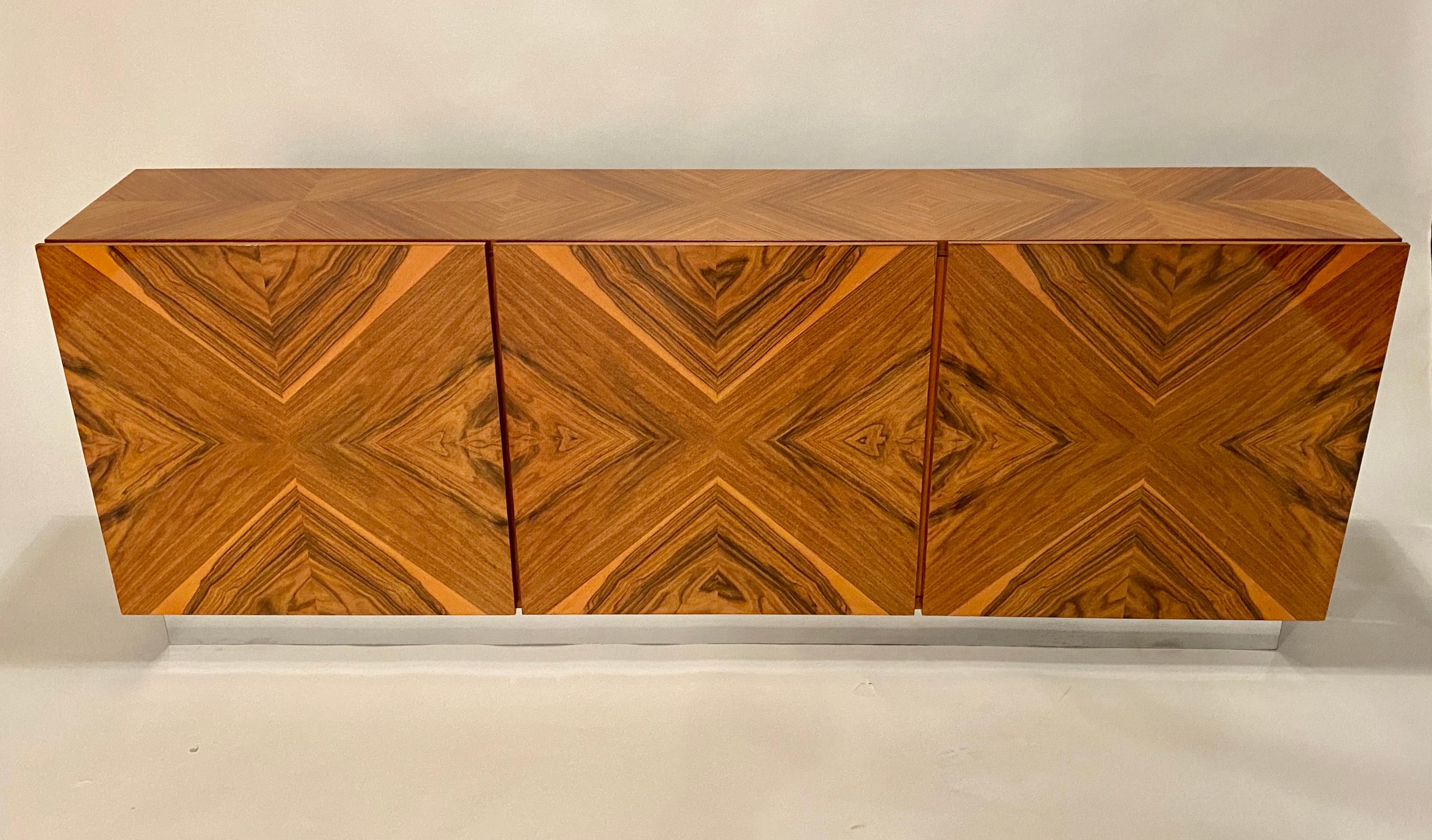 Mid-Century Modern Milo Baughman Thayer Coggin Rosewood Wall Mounted Cabinet