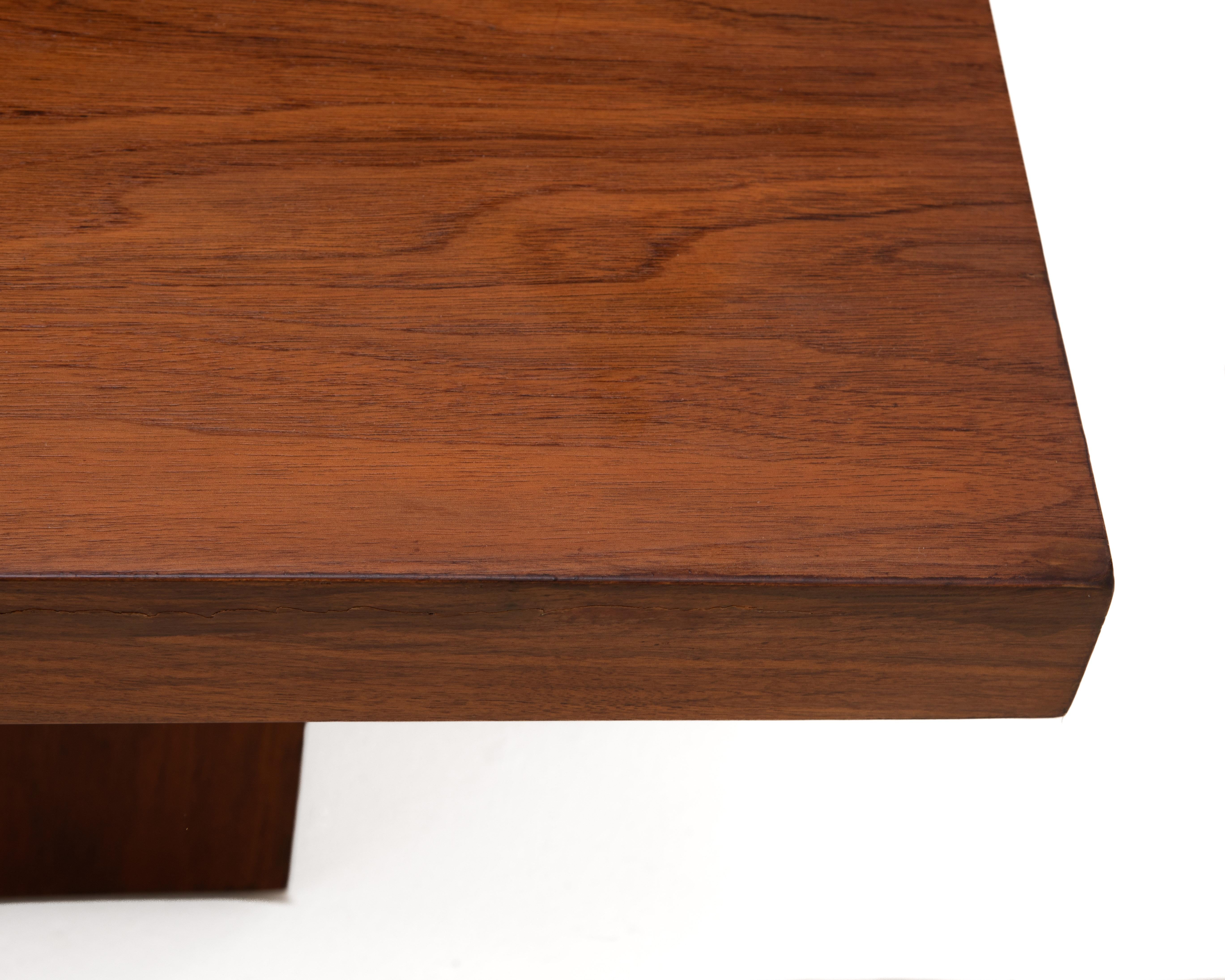 Milo Baughman Thayer Coggin Walnut Expanding Coffee Cocktail Table Unmarked 4