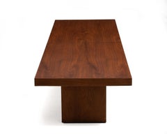 Milo Baughman Thayer Coggin Walnut Expanding Coffee Cocktail Table Unmarked