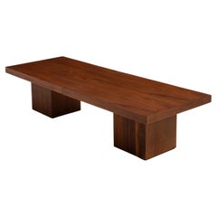 Milo Baughman Thayer Coggin Walnut Expanding Coffee Cocktail Table Unmarked