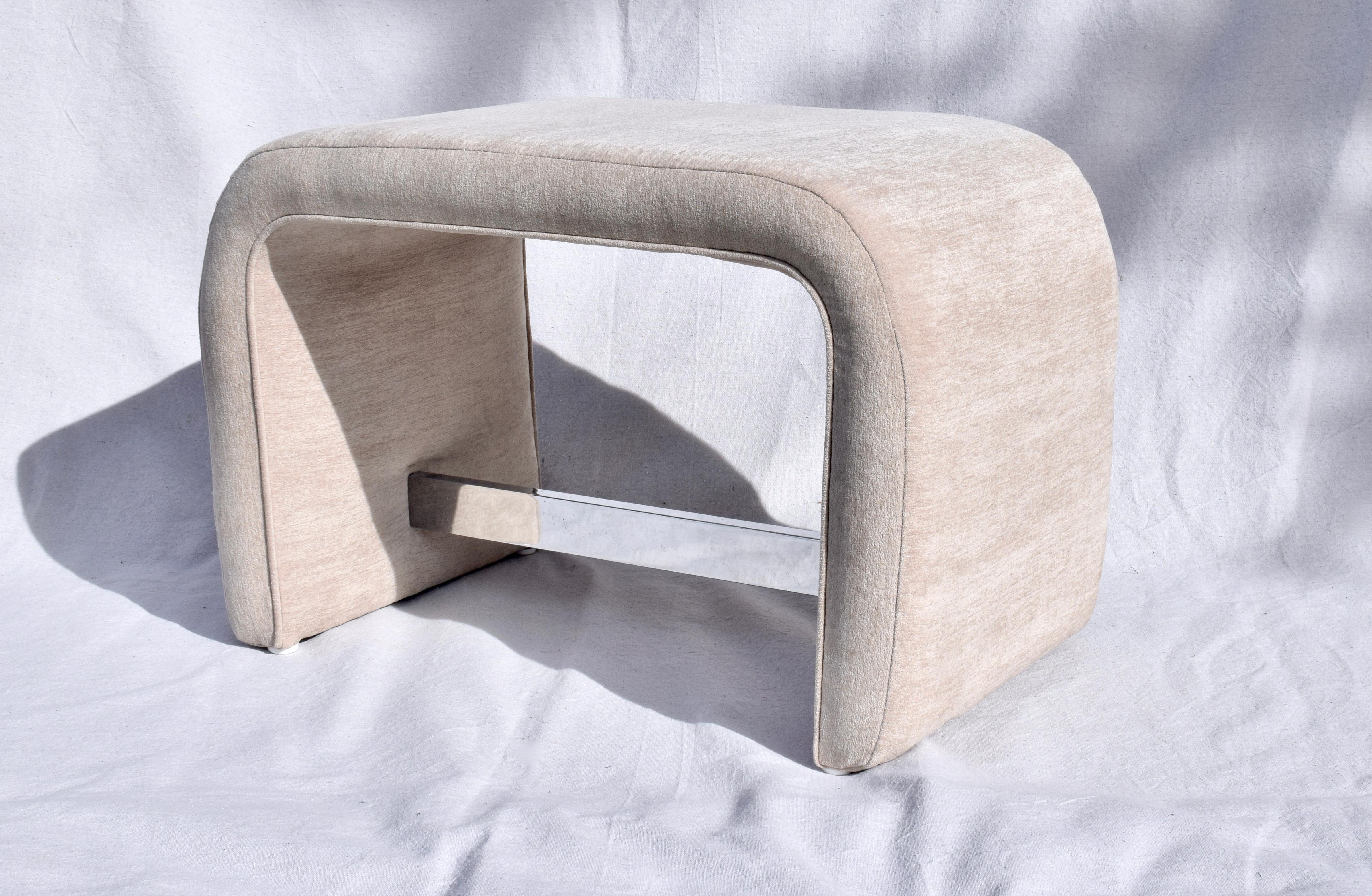 Hollywood Regency Milo Baughman Thayer Coggin Waterfall Bench For Sale