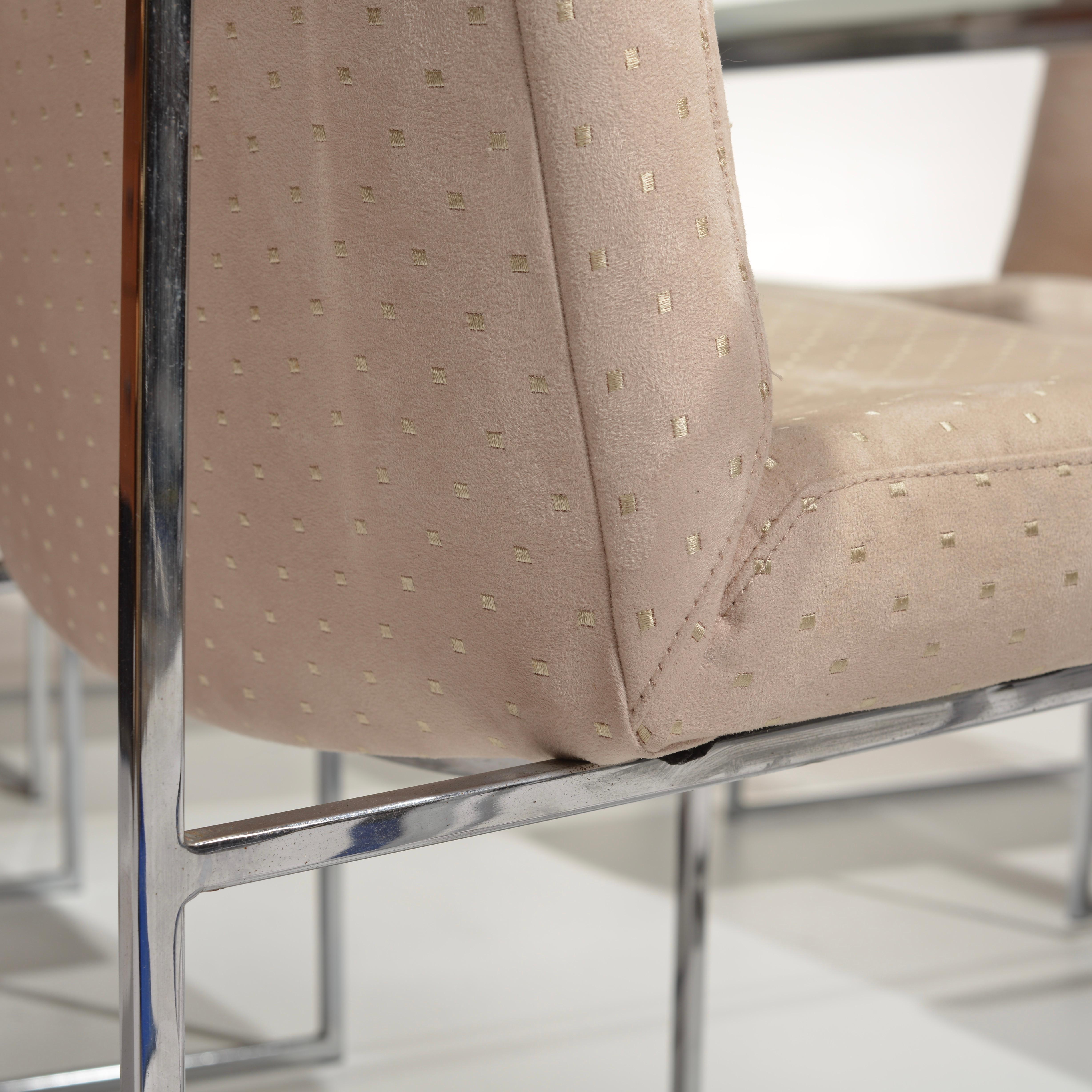 Milo Baughman Sillas Thin Line - Seis disponibles en venta 3