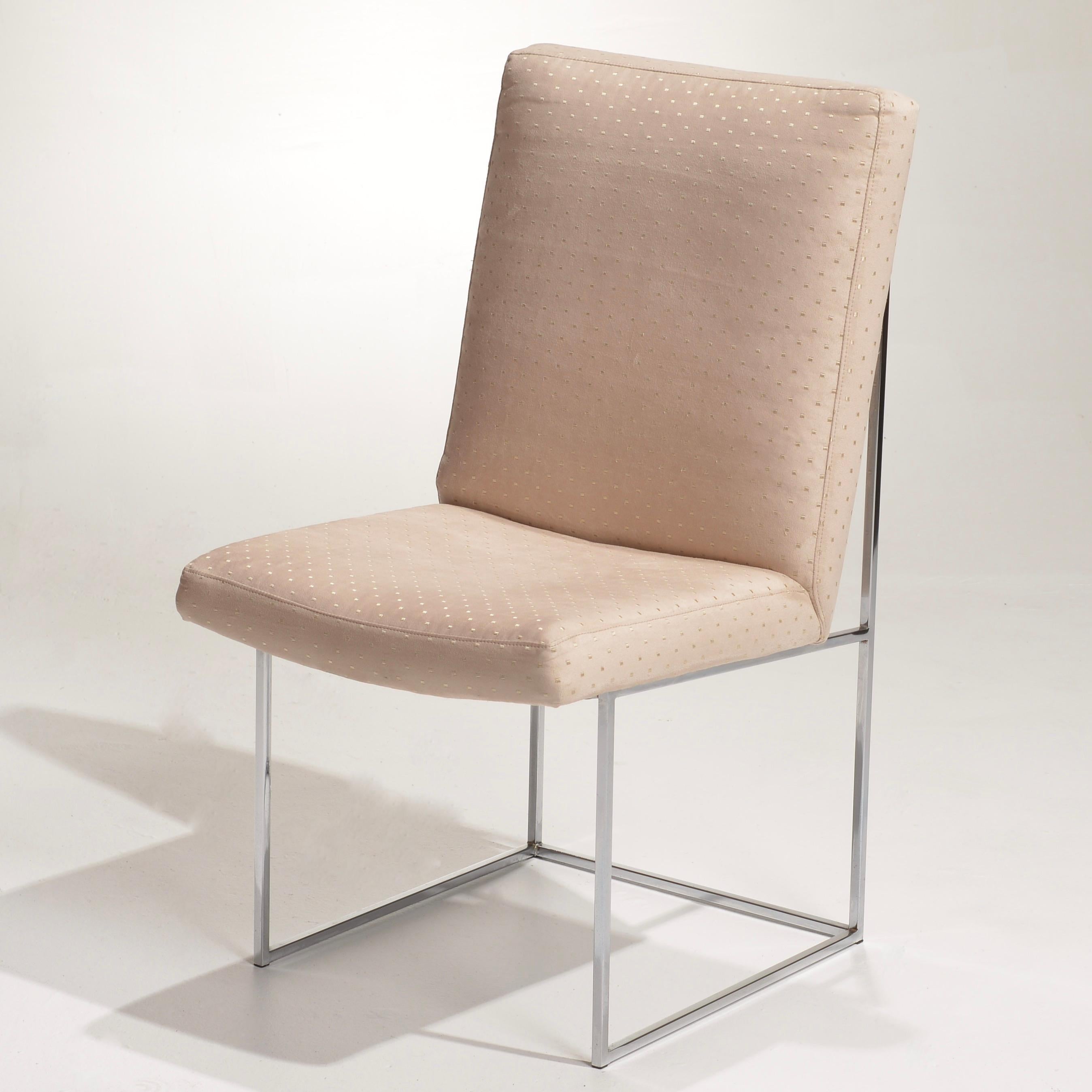 Milo Baughman Sillas Thin Line - Seis disponibles Moderno de mediados de siglo en venta