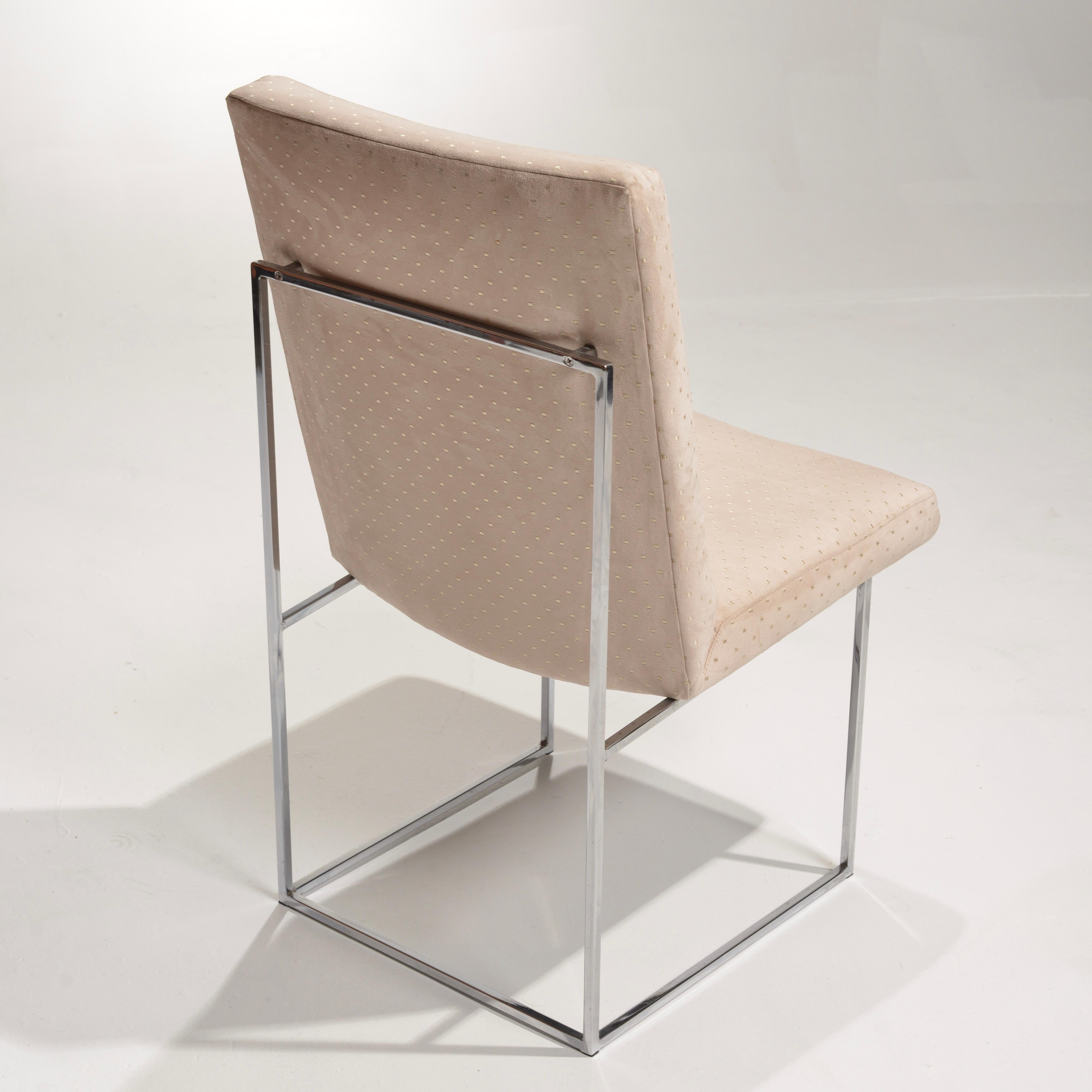 Milo Baughman Sillas Thin Line - Seis disponibles en venta 1